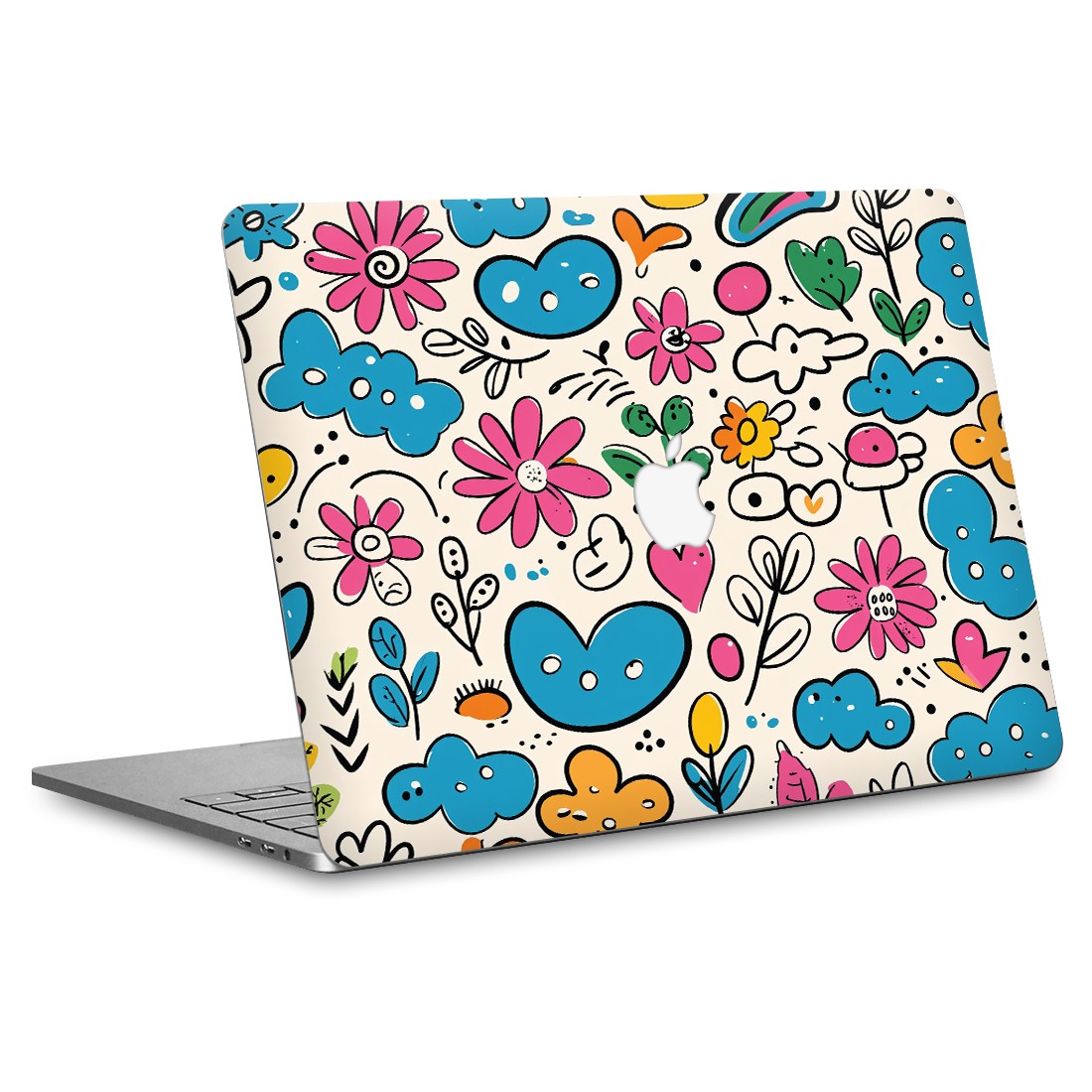 MacBook Pro 13" (2022 M2) Kaplama - Renkli Bahçe