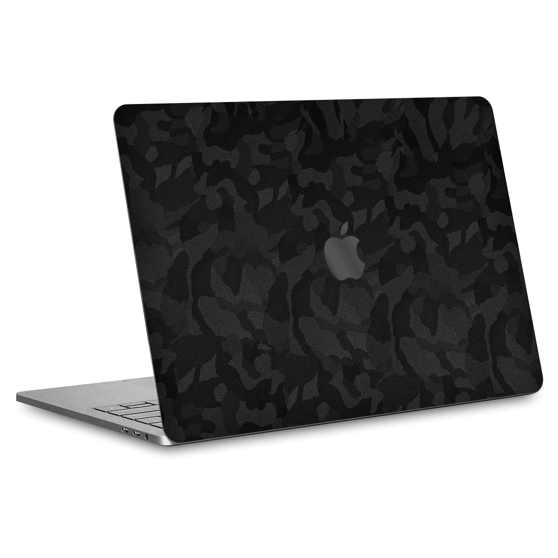MacBook Pro 13" (2016-2018 Touchbar) Kaplama - Siyah Kamuflaj
