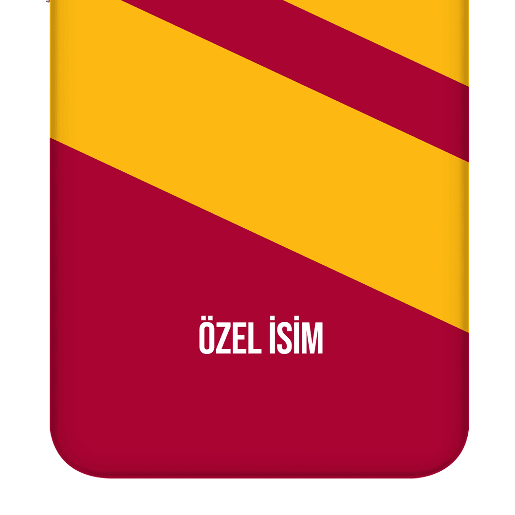 Samsung S21 Ultra Kaplama Sarı Kırmızı Şerit