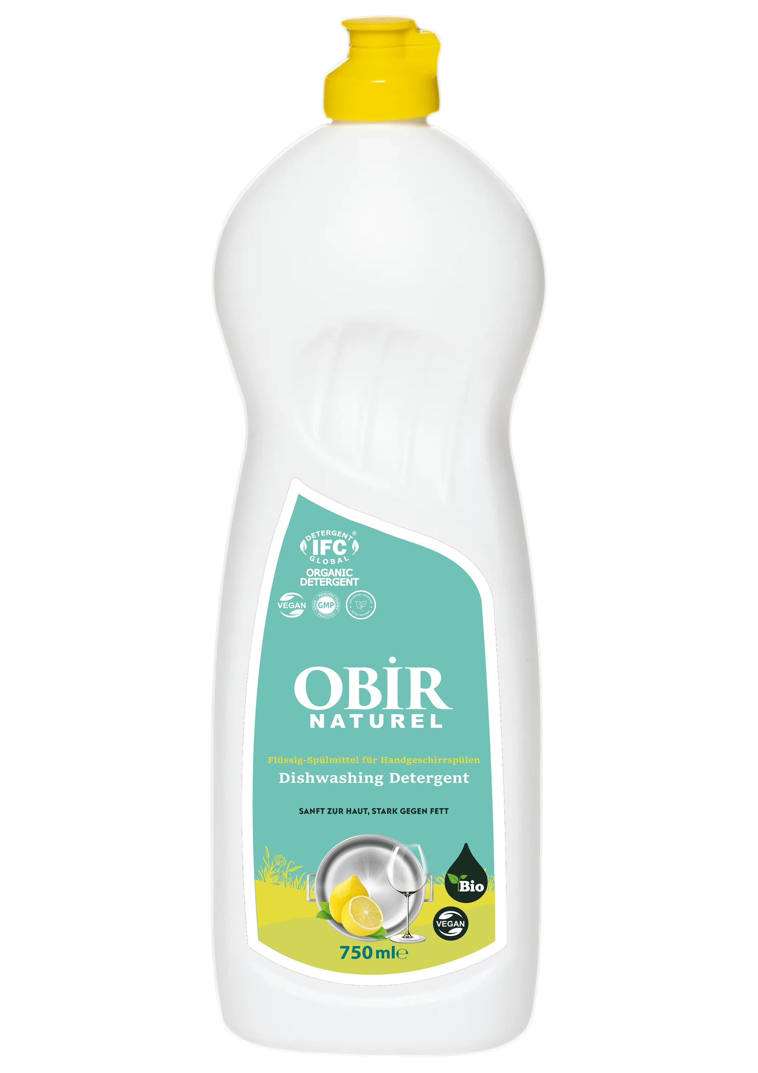 Obir Naturel Handspülmittel Gel – 750 ml | Kraftvolle & Sanfte Reinigung für Ihr Geschirr