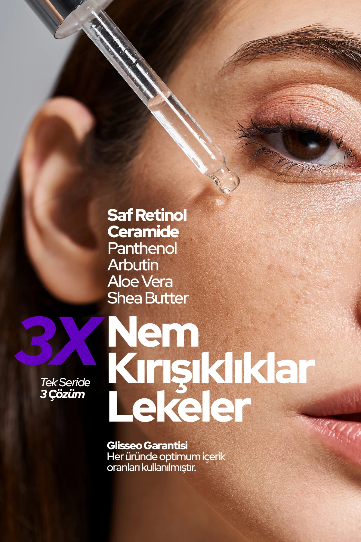 Anti Aging Cilt Kırışıklıkları Ve Yaşlanma Karşıtı Spf30 Yüz Kremi 50 ml %2 Retinol %10 Ceramide