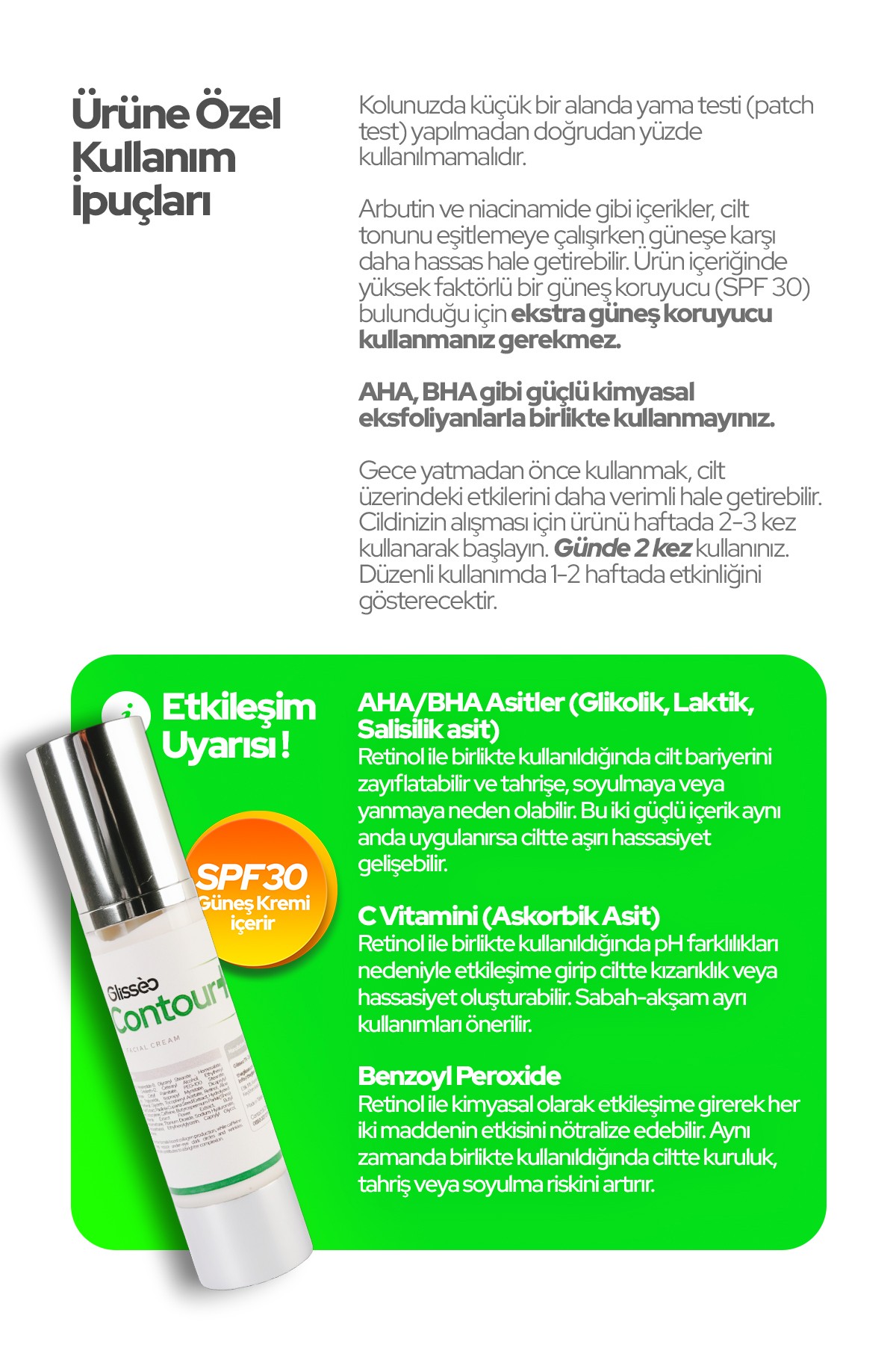 Eyecontour %5 Peptid %1 Retinol Koyu Halka, Şişlik Ve Kırışıklık Karşıtı Spf30 Göz Kremi 50 Ml