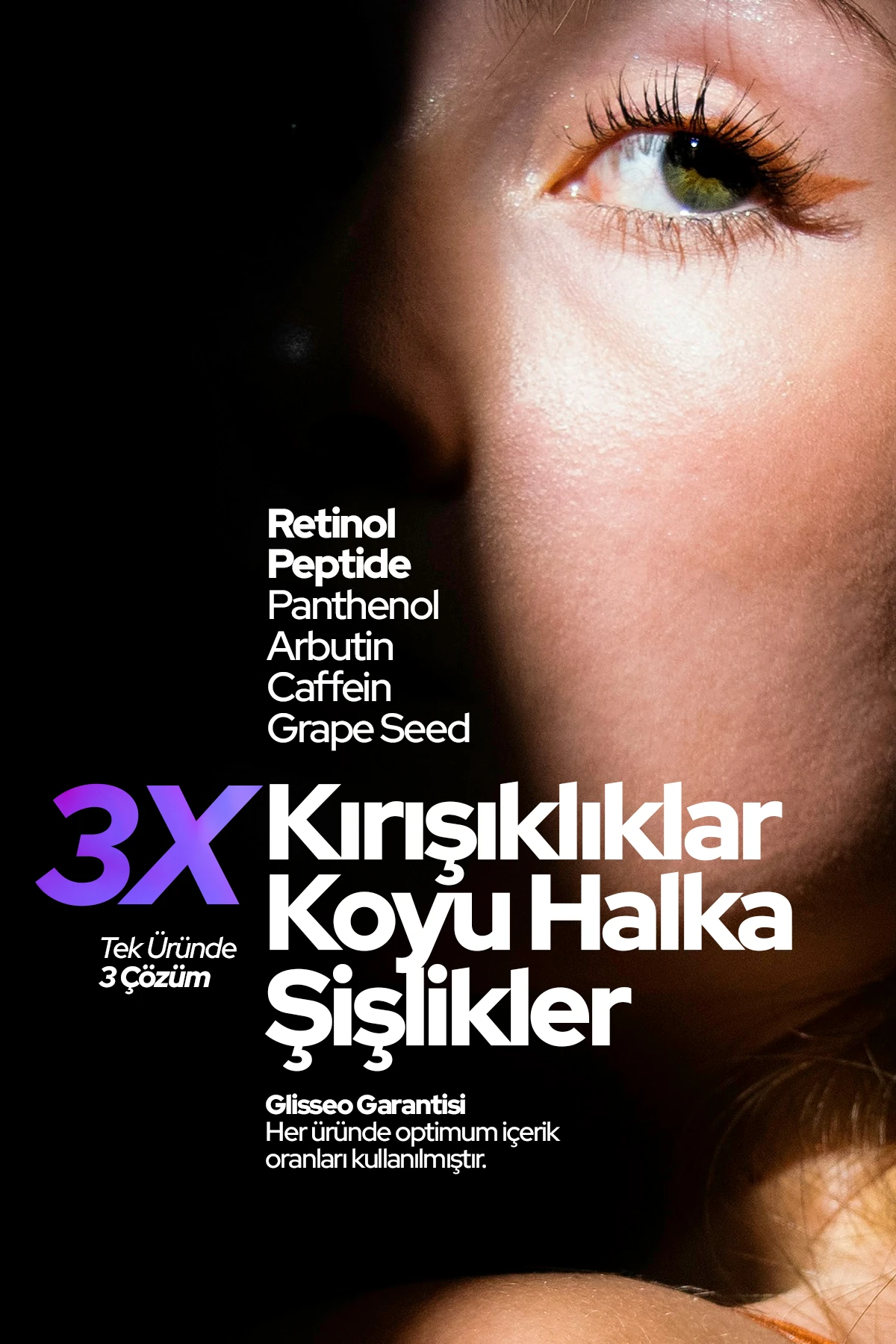 Eyecontour %5 Peptit %1 Retinol Koyu Halka, Şişlik Ve Kırışıklık Karşıtı Spf30 Göz Kremi 50 Ml