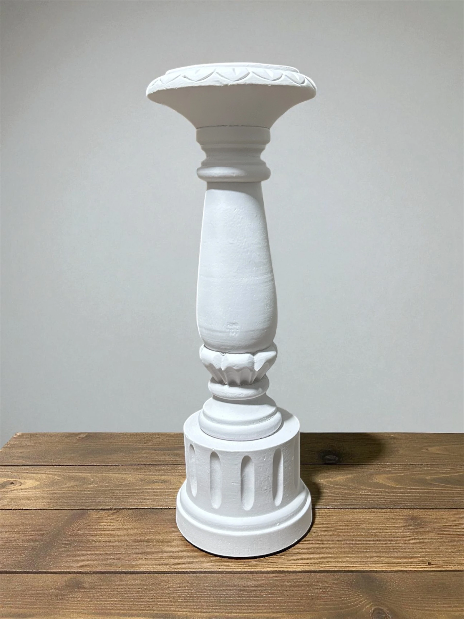 Ham Polyester Vintage Küçük Şamdan