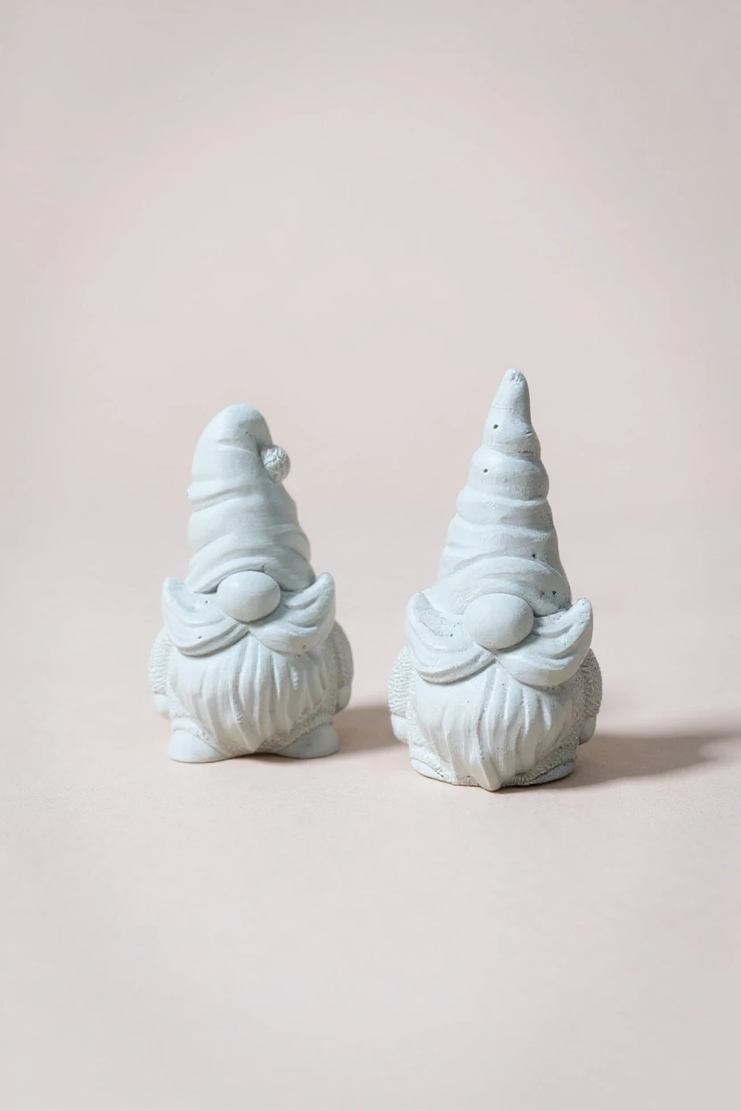 Ham Taş Bıyıklı Cüce 2’li Set