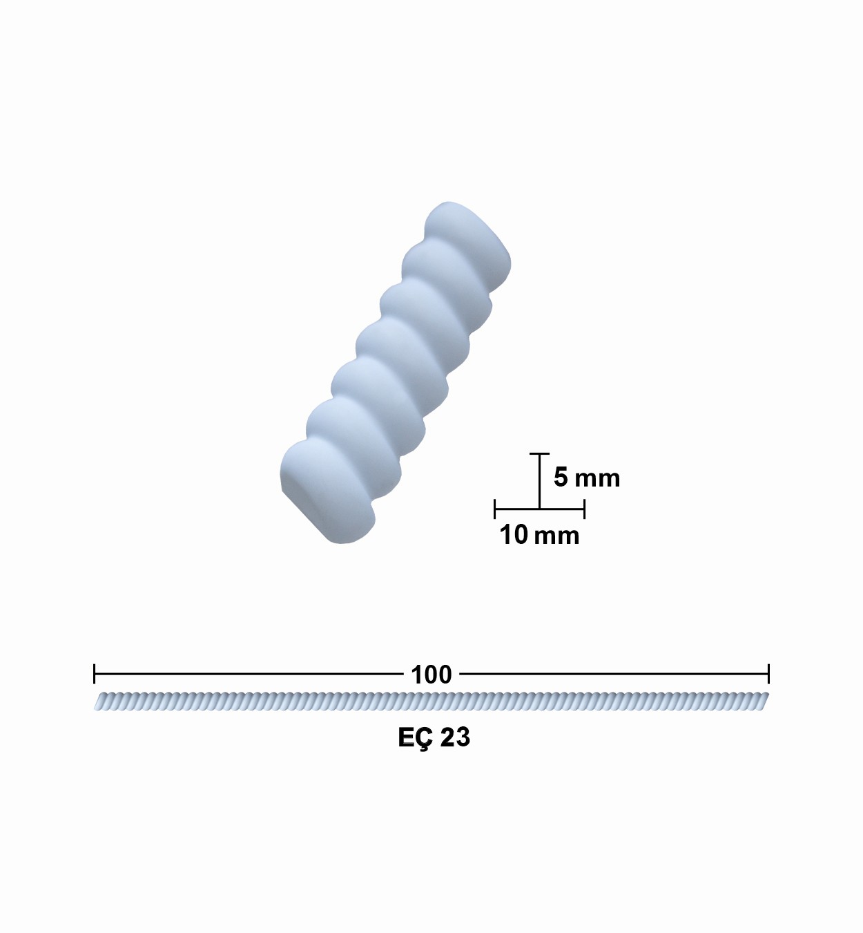 EÇ 23 100 cm ESNEK MOBİLYA ÇITASI
