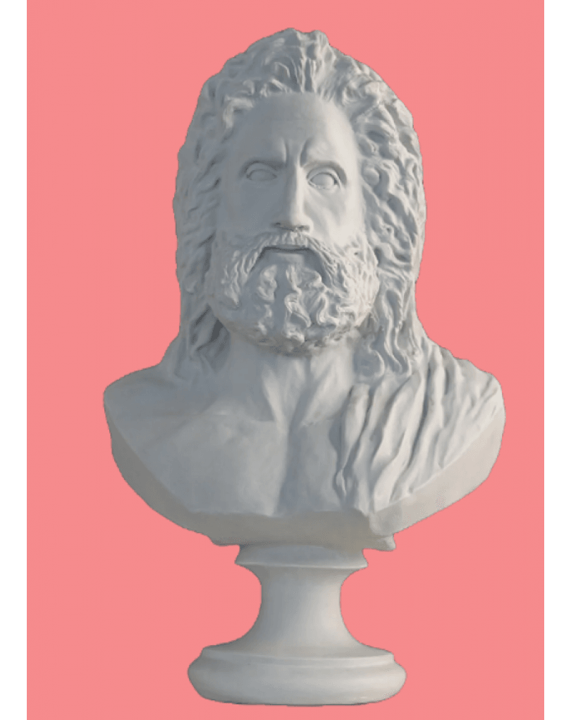 Ham Polyester Zeus Heykeli