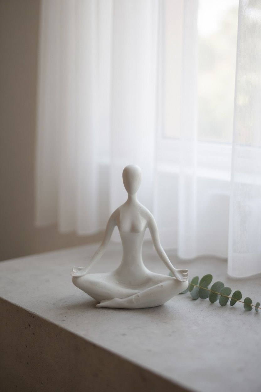 Ham Polyester Büyük Boy Elleri Açık Yogacı