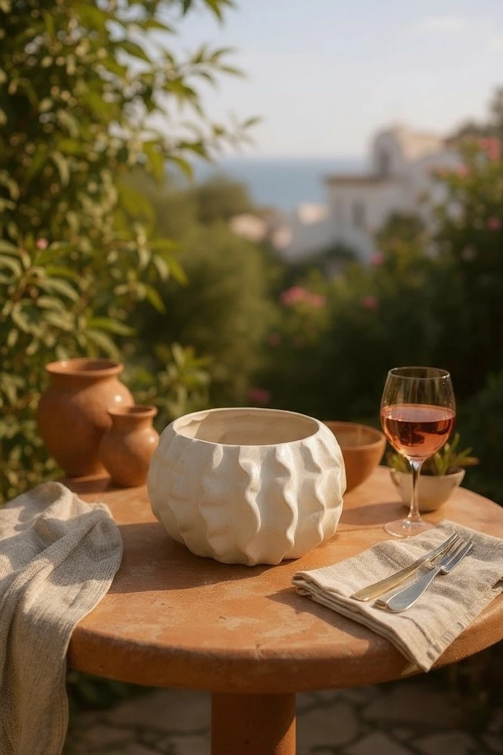 Ham Seramik Orta Dalga Vazo