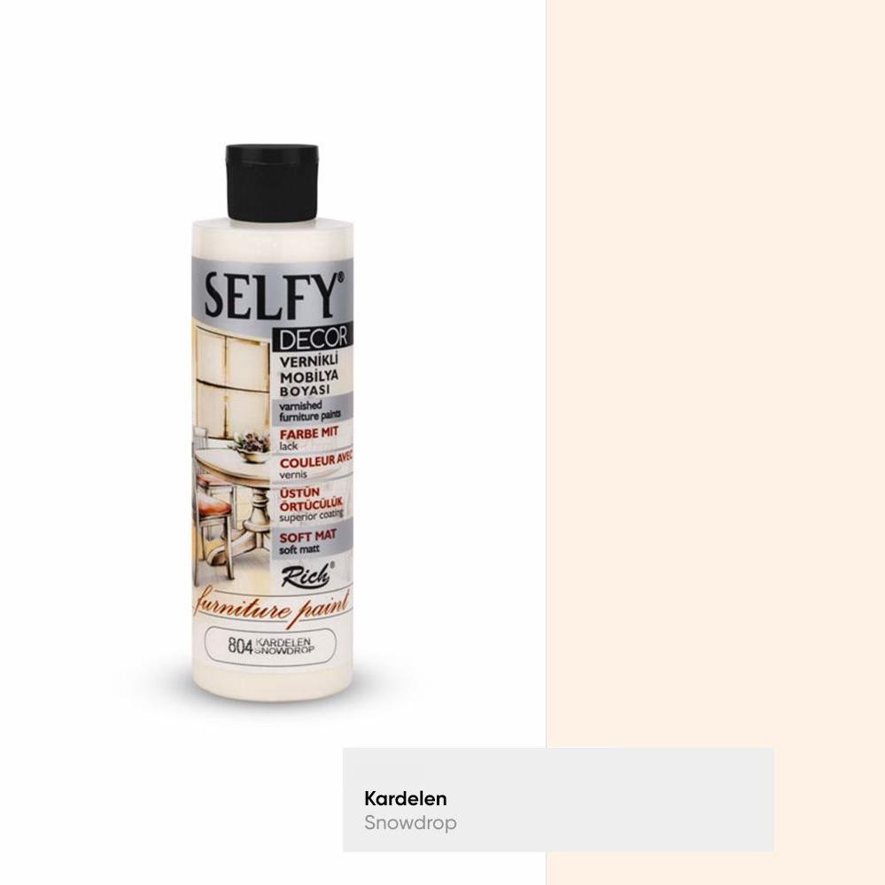 Rich Selfy Decor Vernikli Boya 240cc - 804 Kardelen