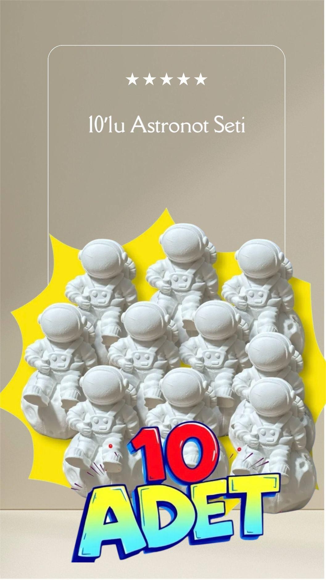 Ham Taş 10'lu Astronot Seti