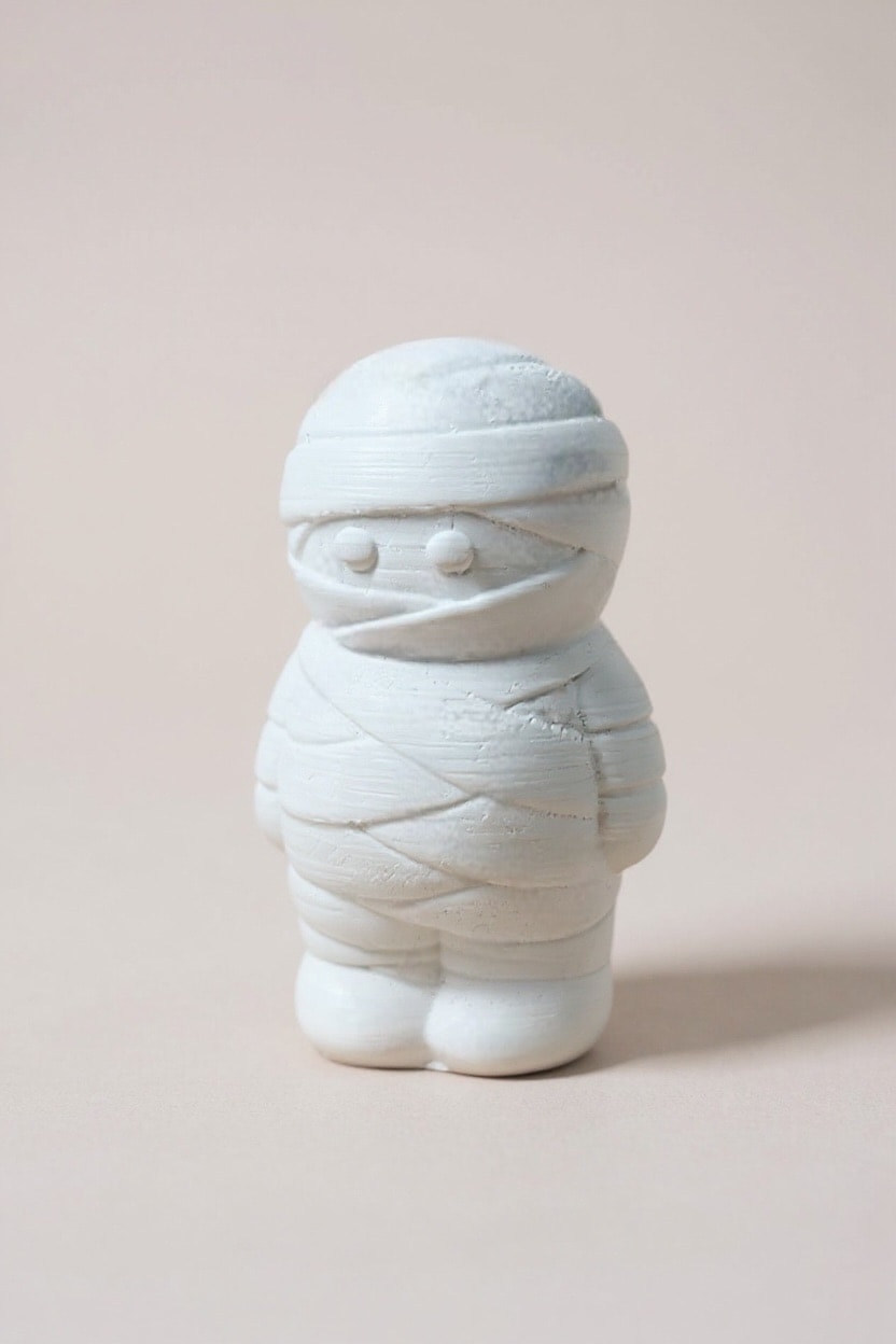 Ham Taş Sevimli Mumya Objesi 