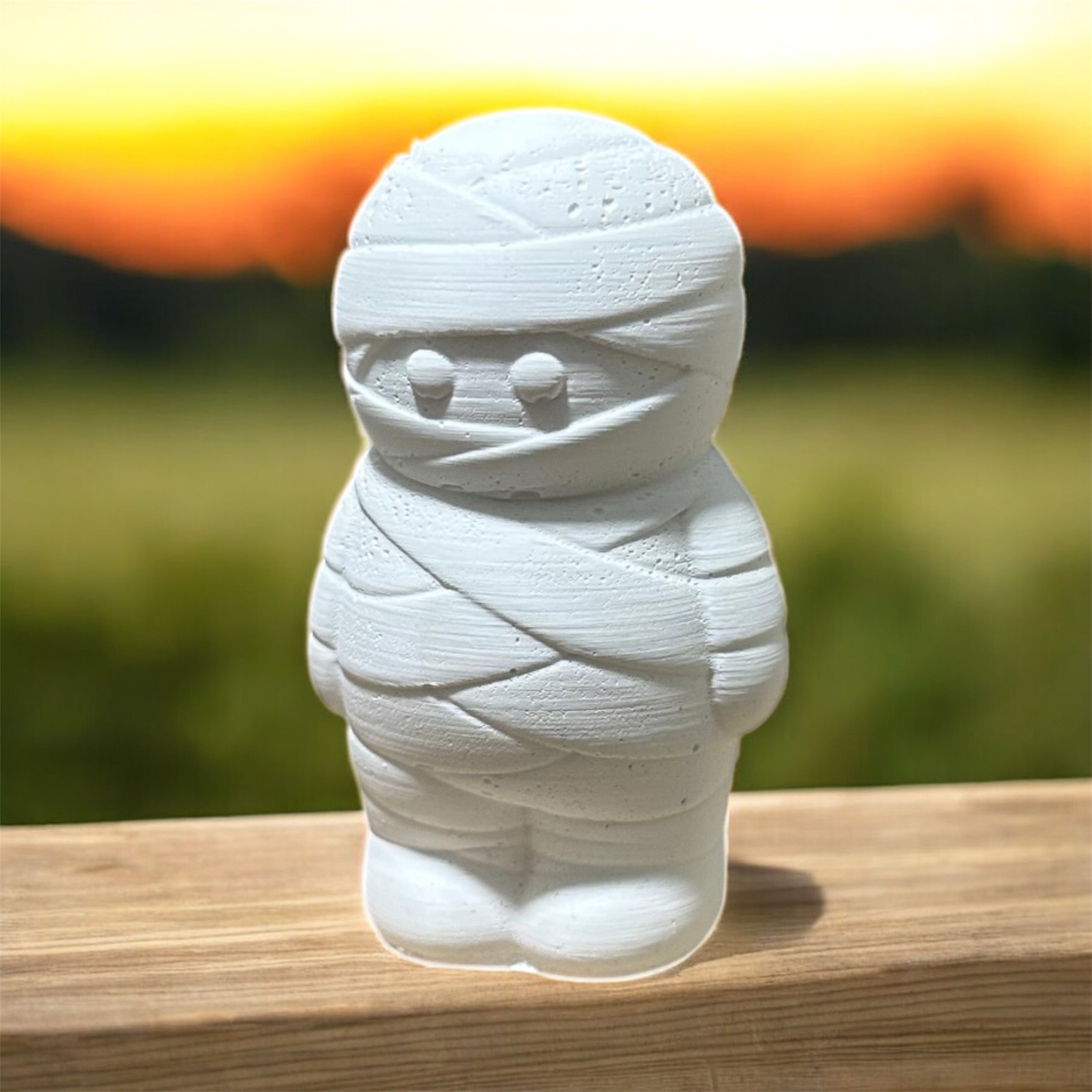 Ham Taş Sevimli Mumya Objesi 