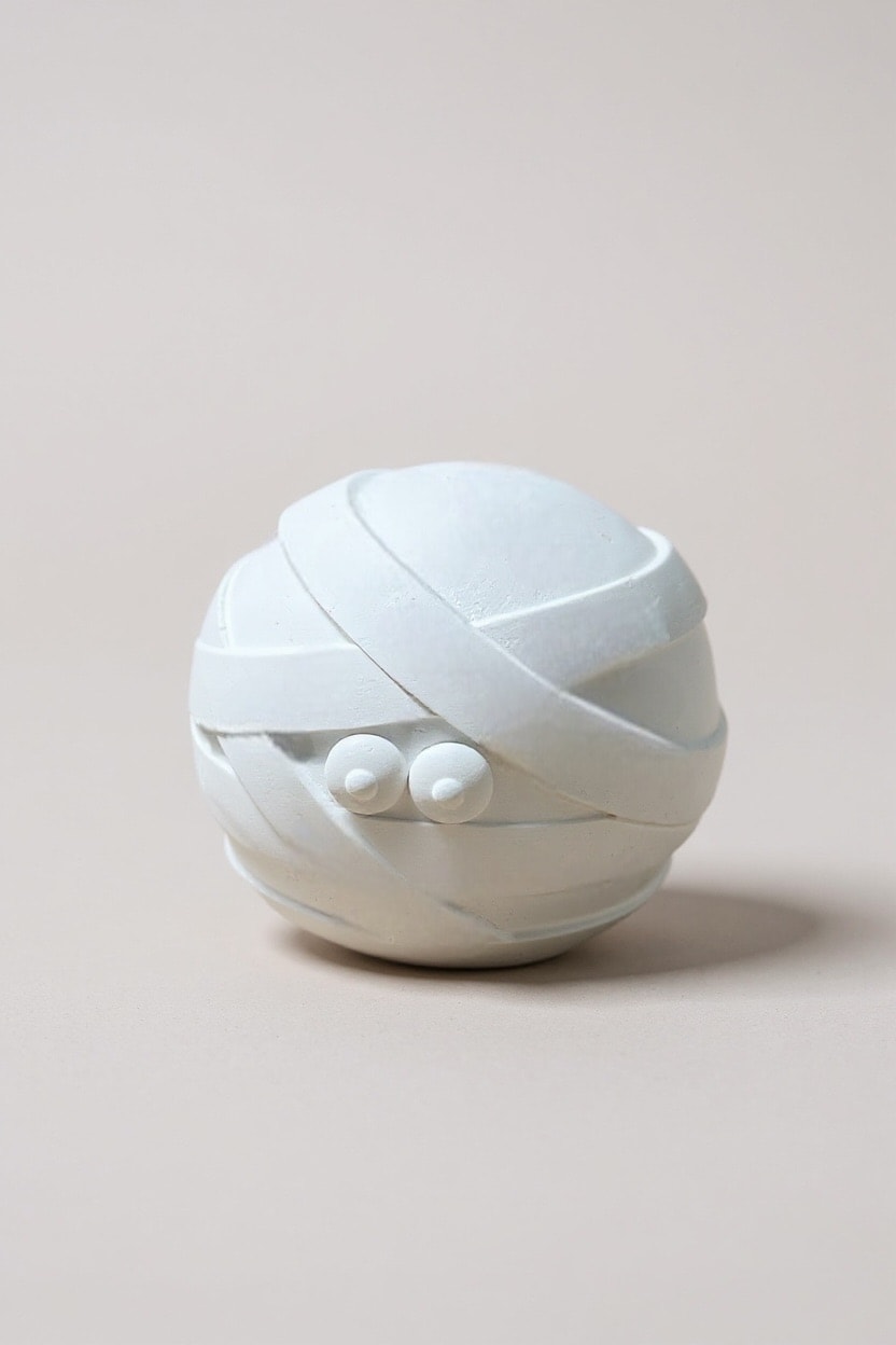 Ham Taş Küçük Top Mumya Biblo 