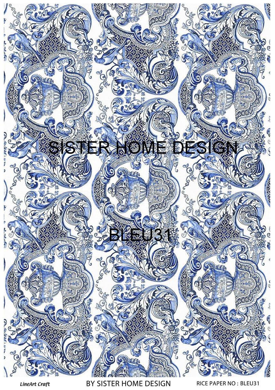 Lineart Prinç Dekopaj Kağıdı Model :BLUE31