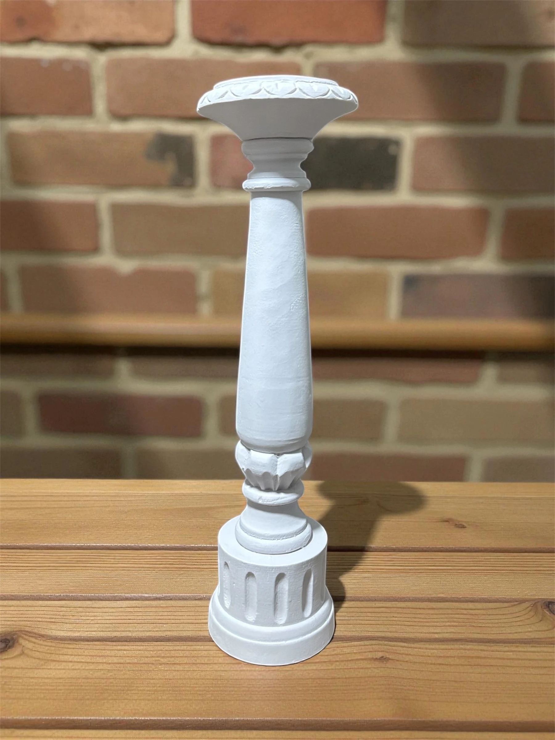 Ham Polyester Vintage Büyük Şamdan