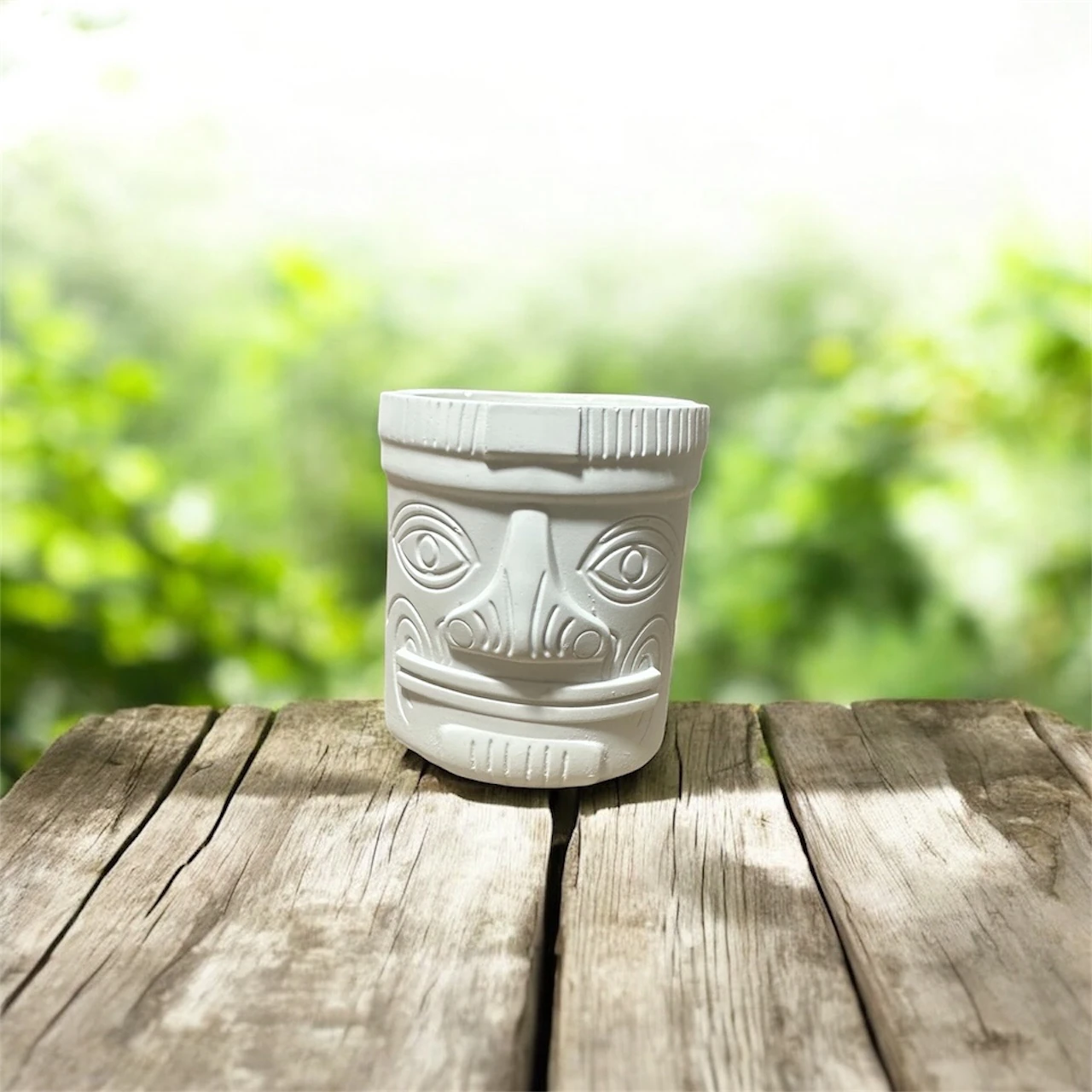 Ham Taş Antik Sukulent Saksı