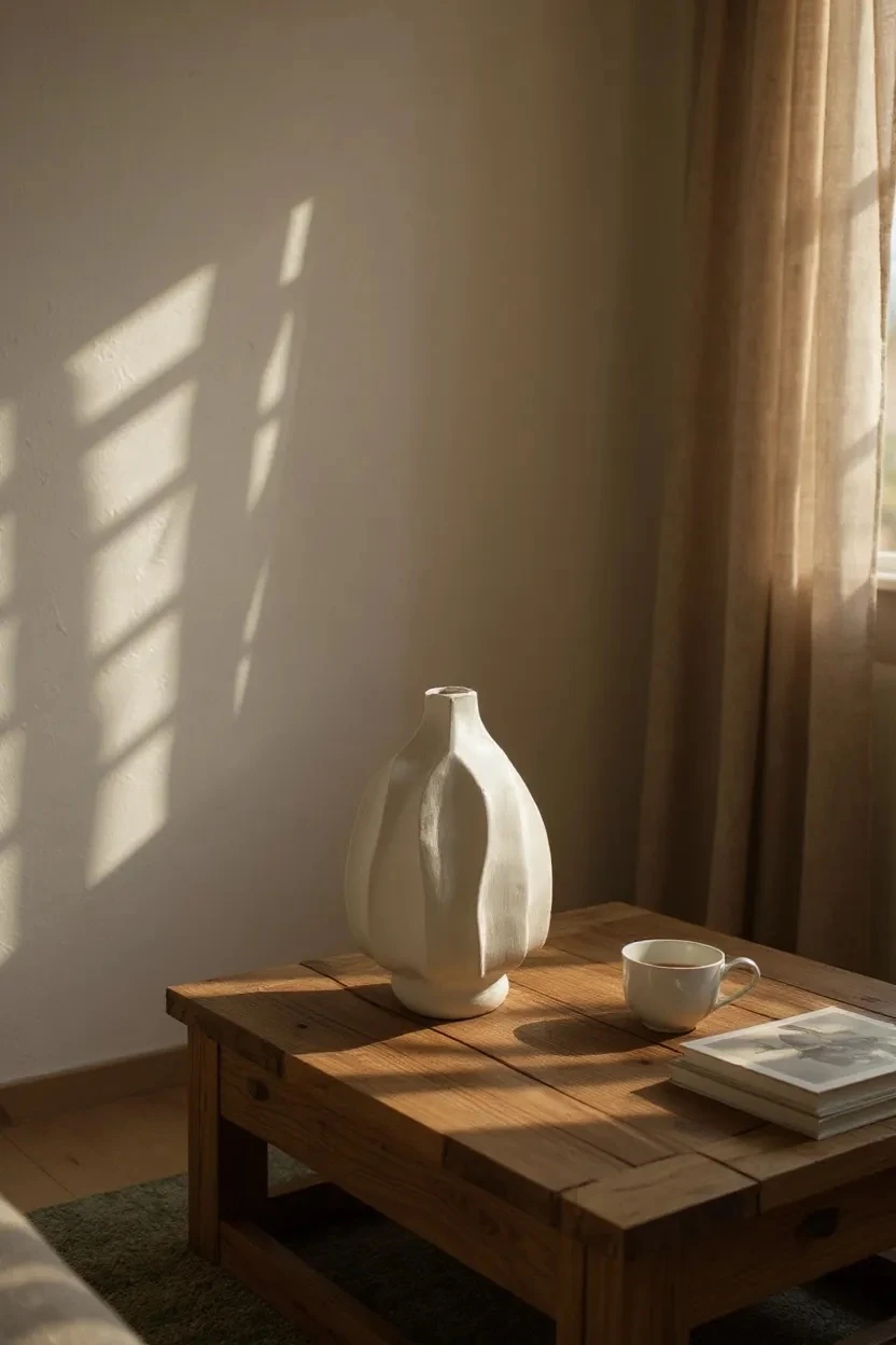 Ham Seramik Büyük Boy Buket Vazo