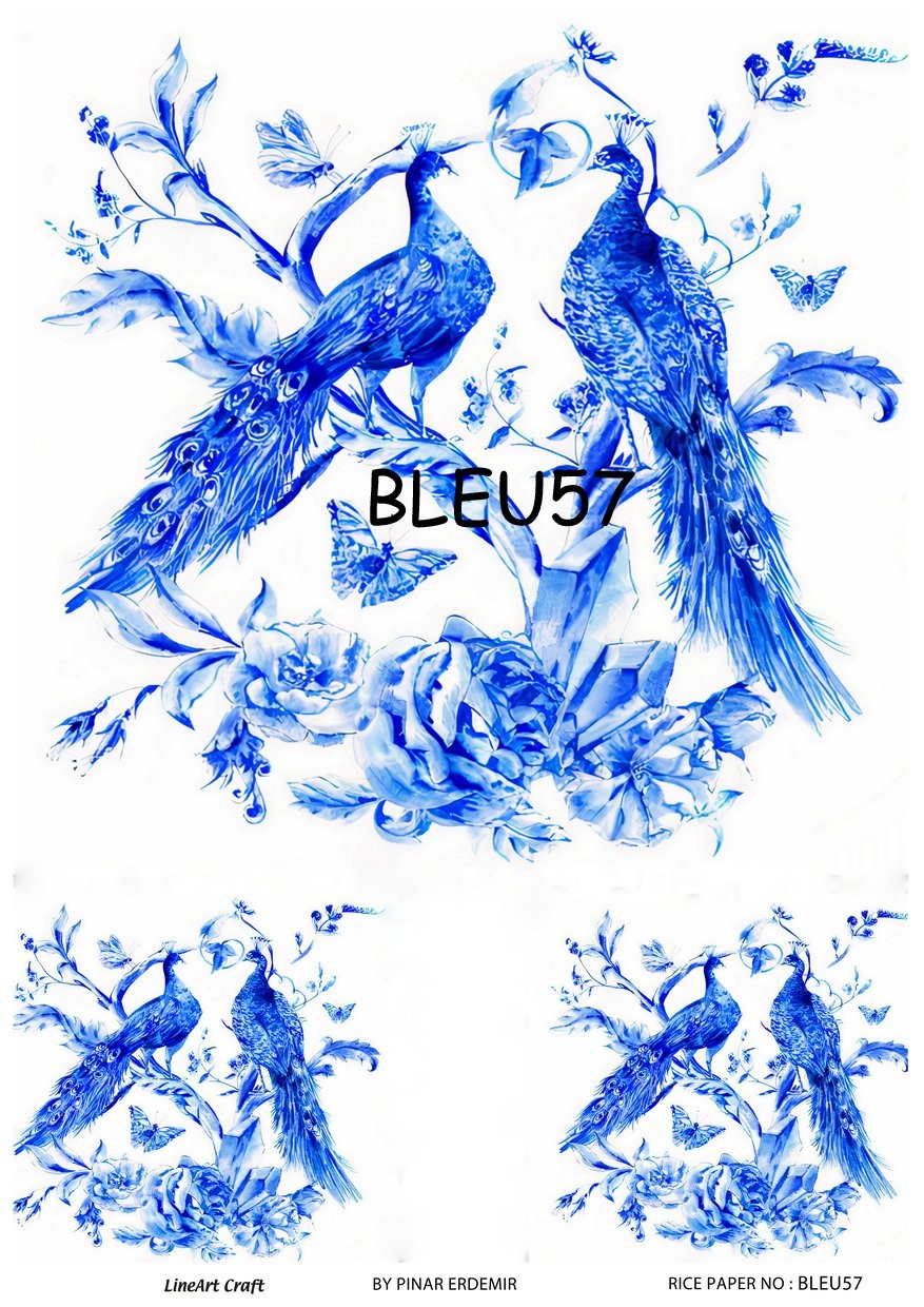 Lineart Prinç Dekopaj Kağıdı Model :BLUE57