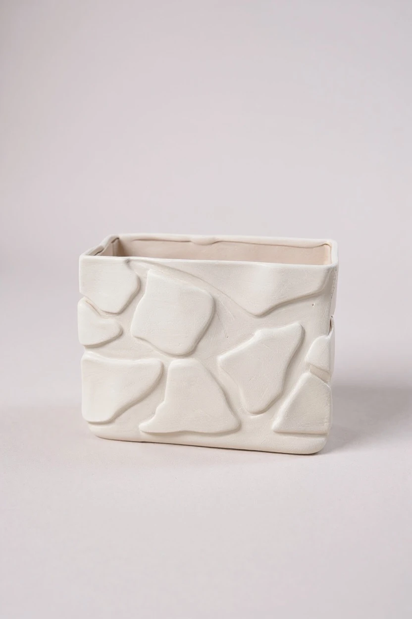 Ham Seramik Kiremit Vazo Set