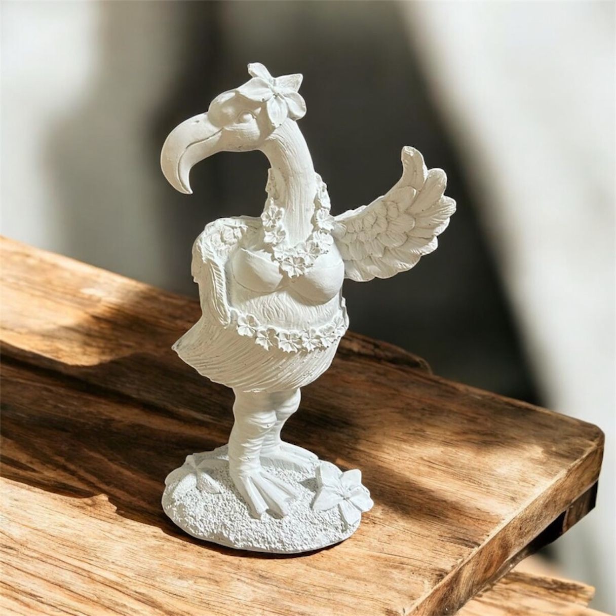 Ham Polyester Kadın Plaj Flamingo 