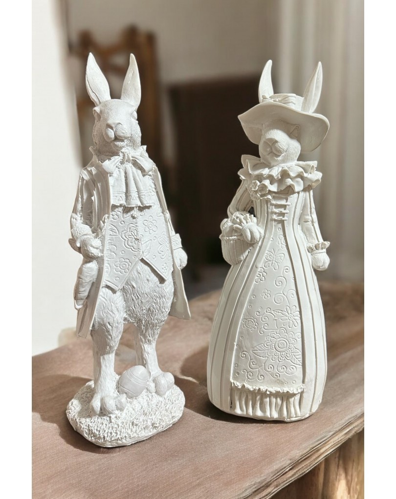 Ham Polyester Kont ve Kontes Tavşan Set