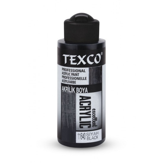 TEXCO AKRİLİK 110 CC 11640 SİYAH