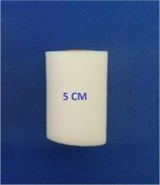 5 cm Beyaz Sünger Rulo Yedek