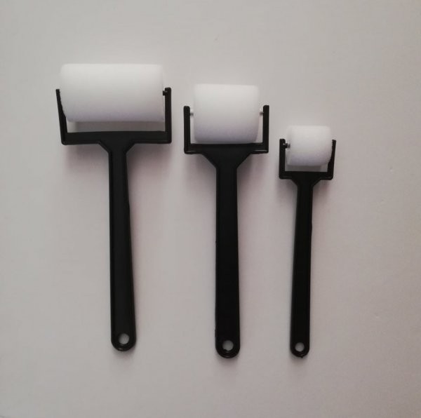 PLASTİK SAPLI SÜNGER RULO FIRÇA SETİ 3'lü