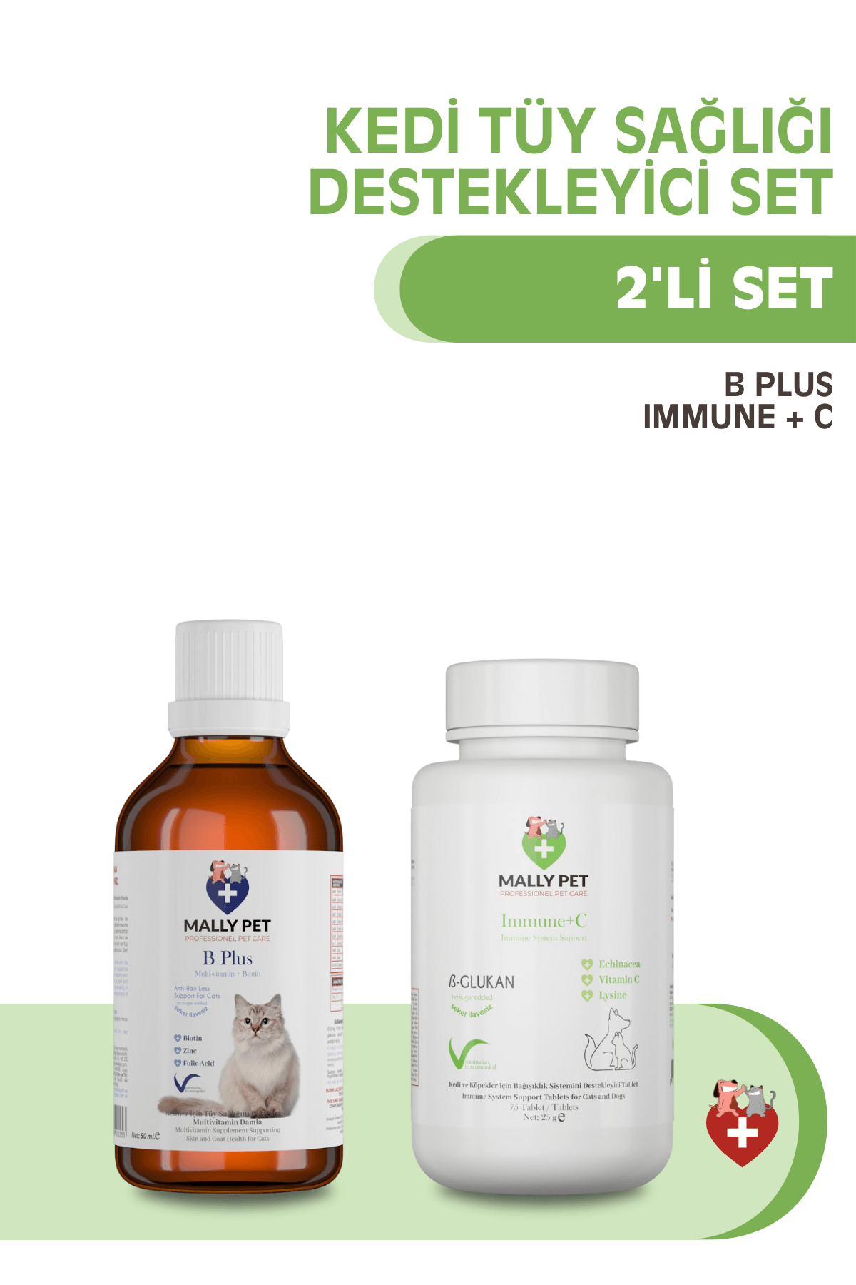 Bağışıklık Destekleyici Set (B Plus Damla + Immune C Tablet)