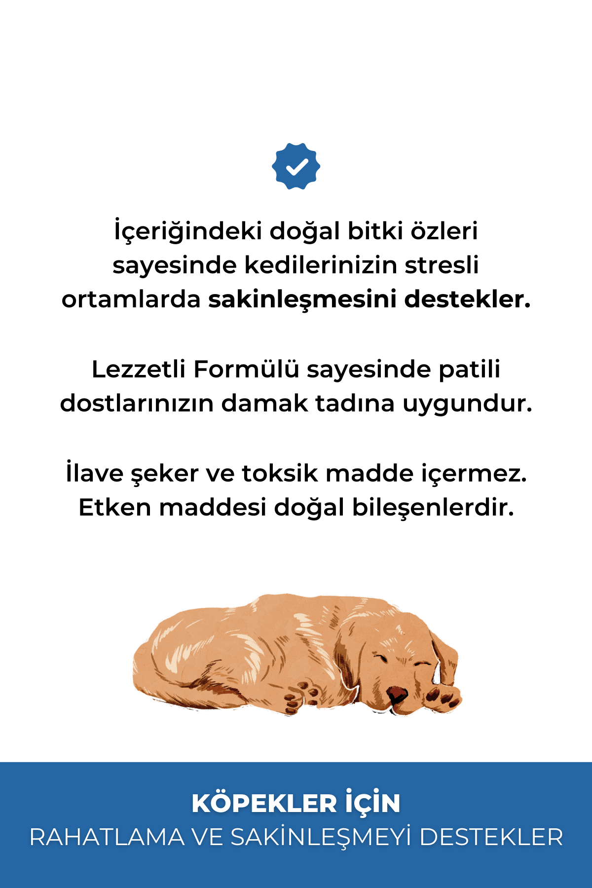 Köpekler İçin Rahatlama ve Sakinleşmeyi Destekleyici Damla Calming Liquid 