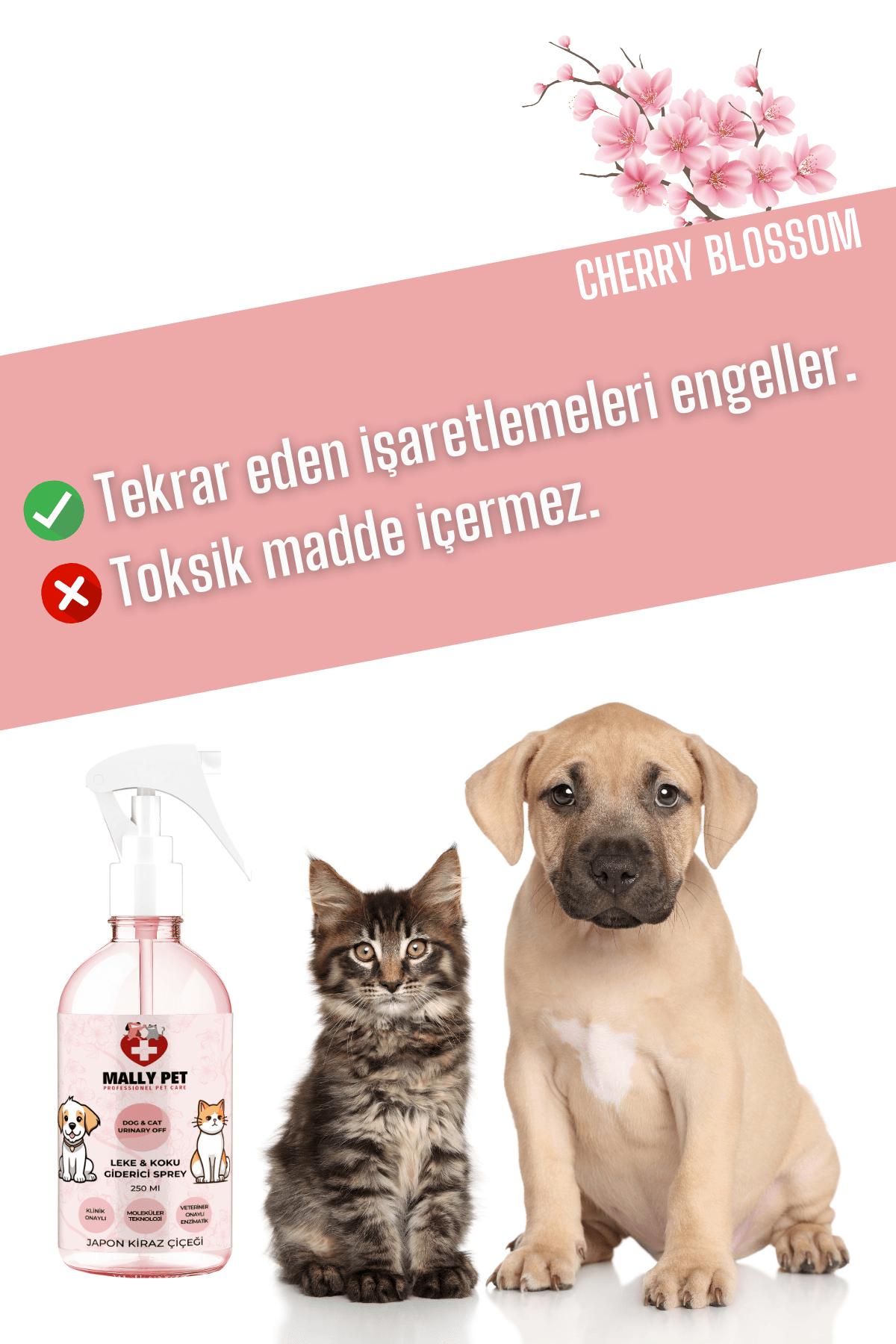 Kedi Tüy Sağlığı Paketi (3 Adet B Plus Damla + Koku ve Leke Giderici Sprey)