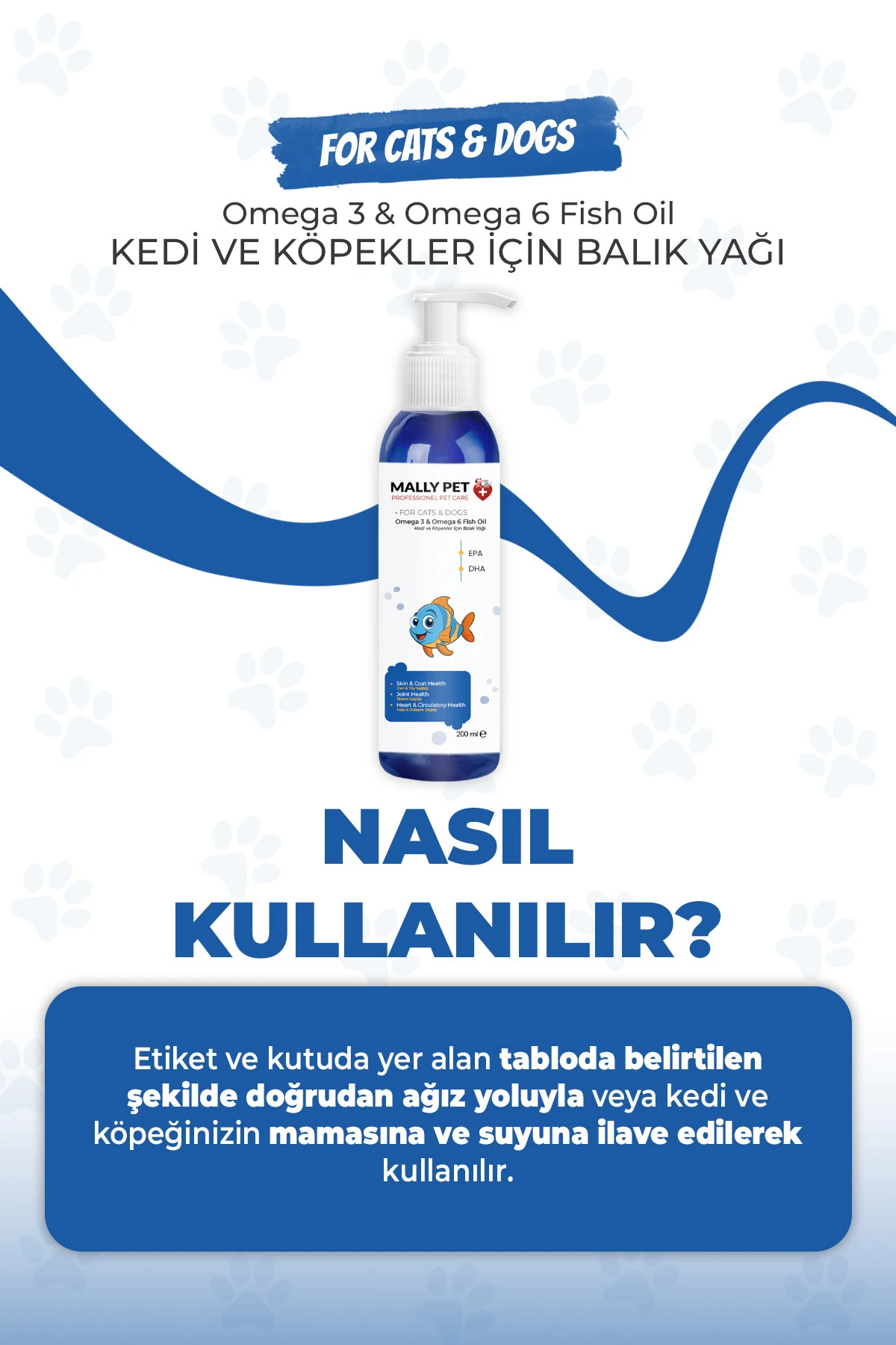 زيت السمك 200 مل للقطط والكلاب يحتوي على أوميغا 3 وأوميغا 6