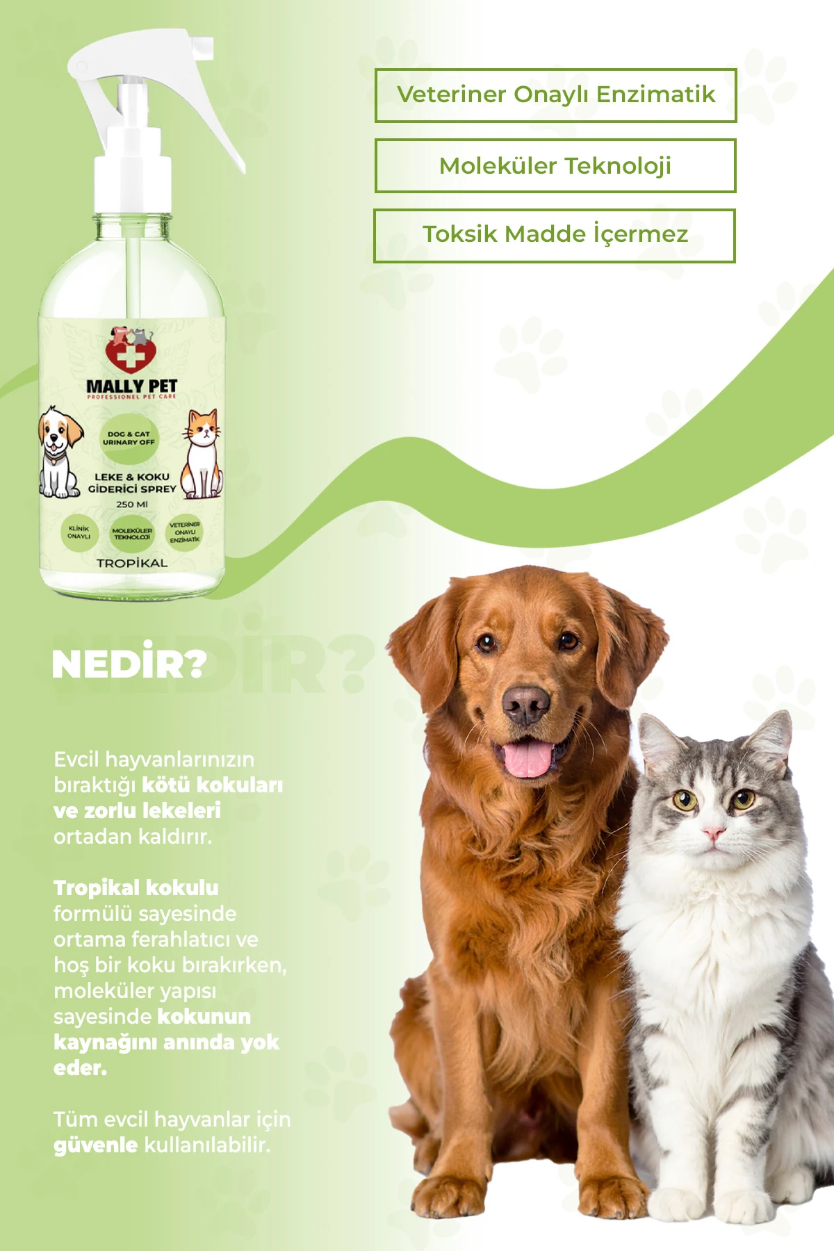 بخاخ معطر برائحة استوائية للحيوانات الأليفة - 250 مل