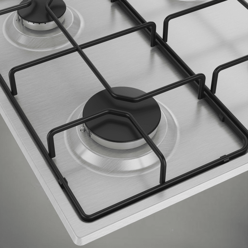 OMD D 611 EI Gazlı Metal Tablalı Ocak