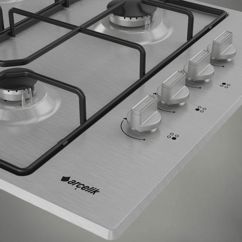 OMD D 611 EI Gazlı Metal Tablalı Ocak