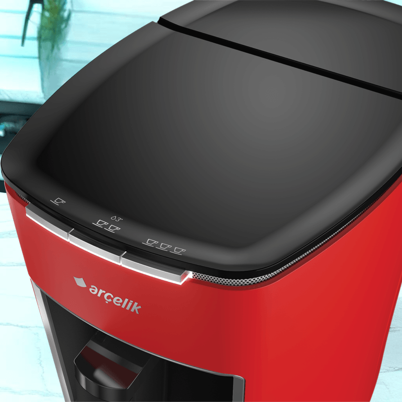 K 3400 Telve Kırmızı Türk Kahve Makinesi
