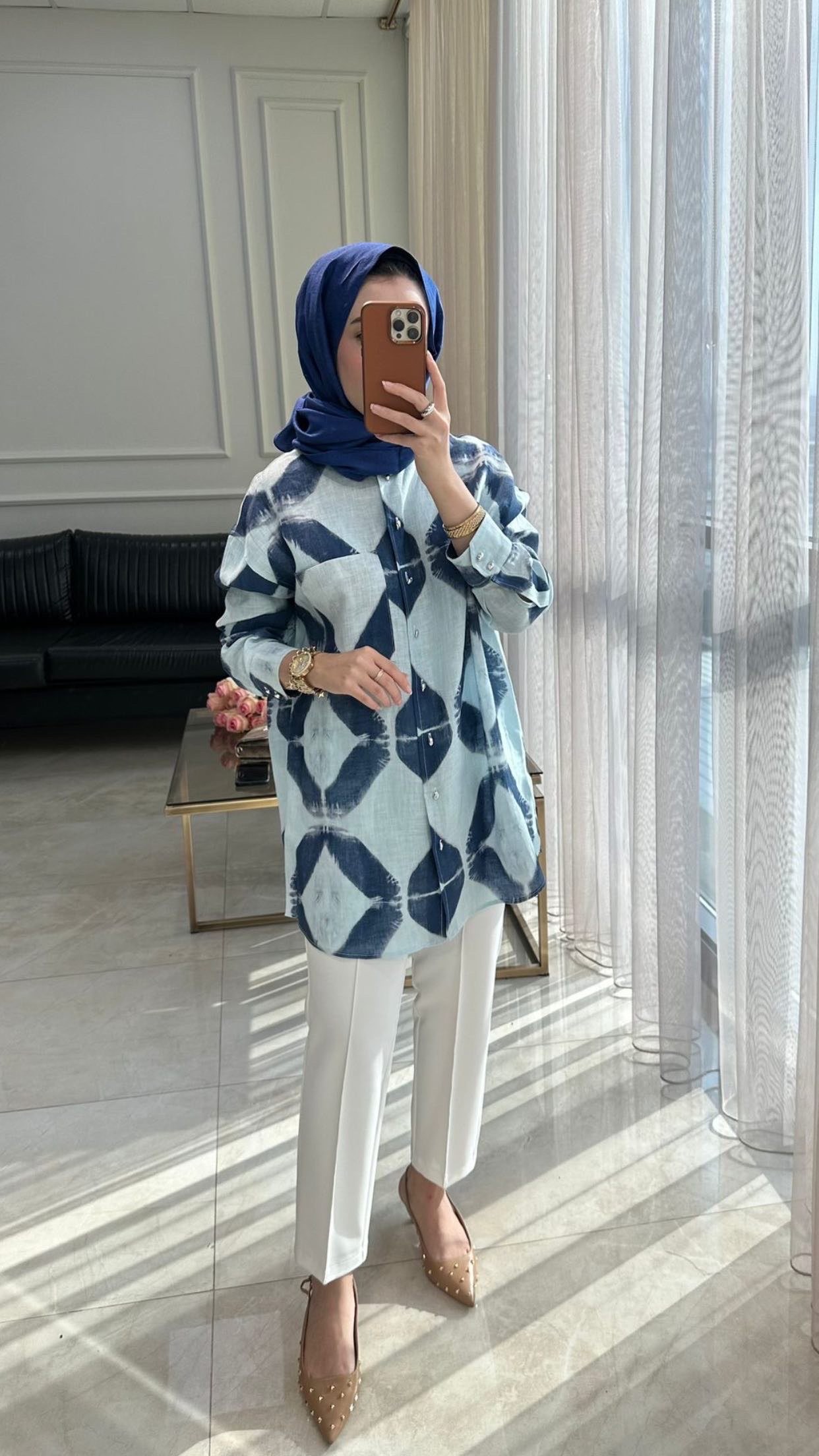 Ghisa Desenli Gömlek