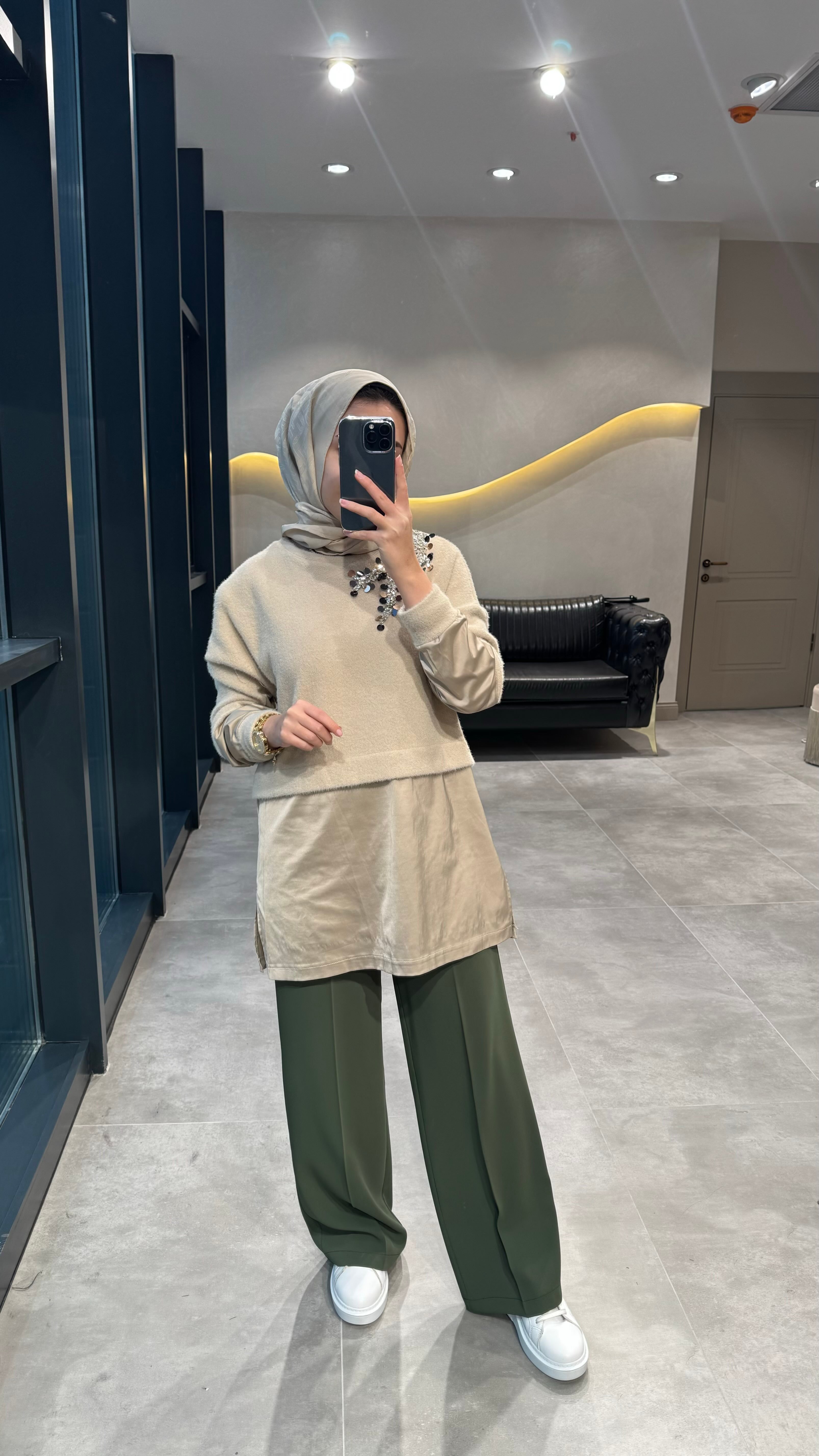 Missemramiss Saten Detaylı Tunik