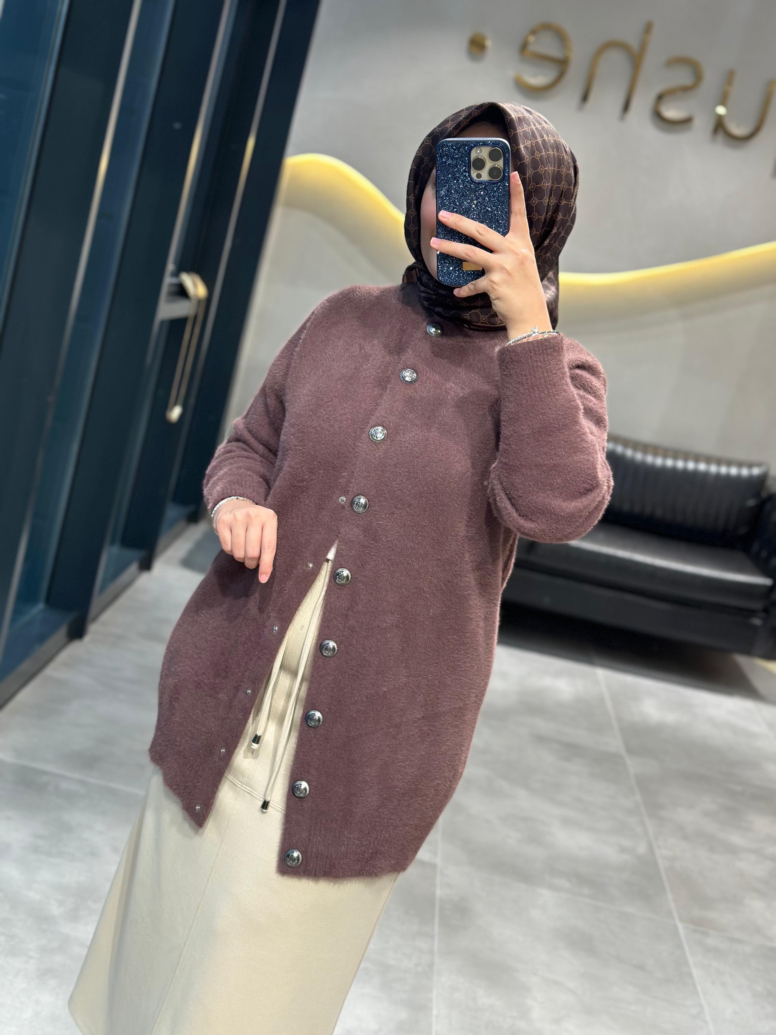 Nuss Angora Hırka