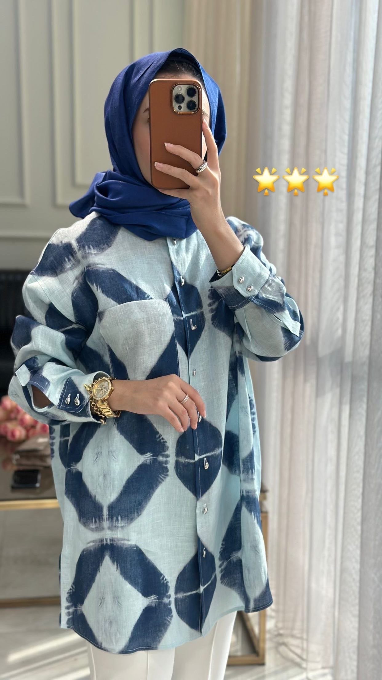 Ghisa Desenli Gömlek