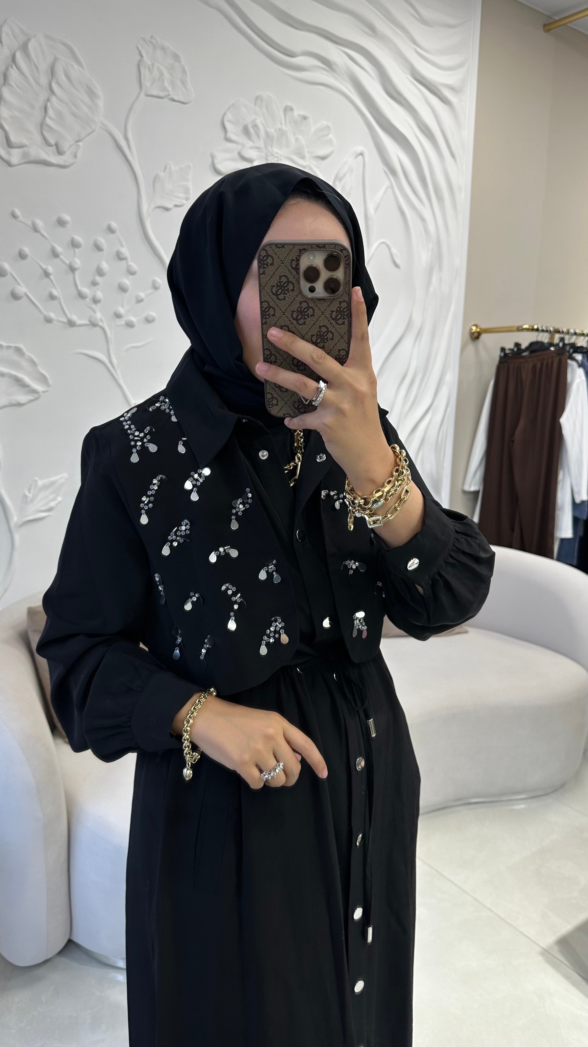 Missemramiss taş işlemeli elbise