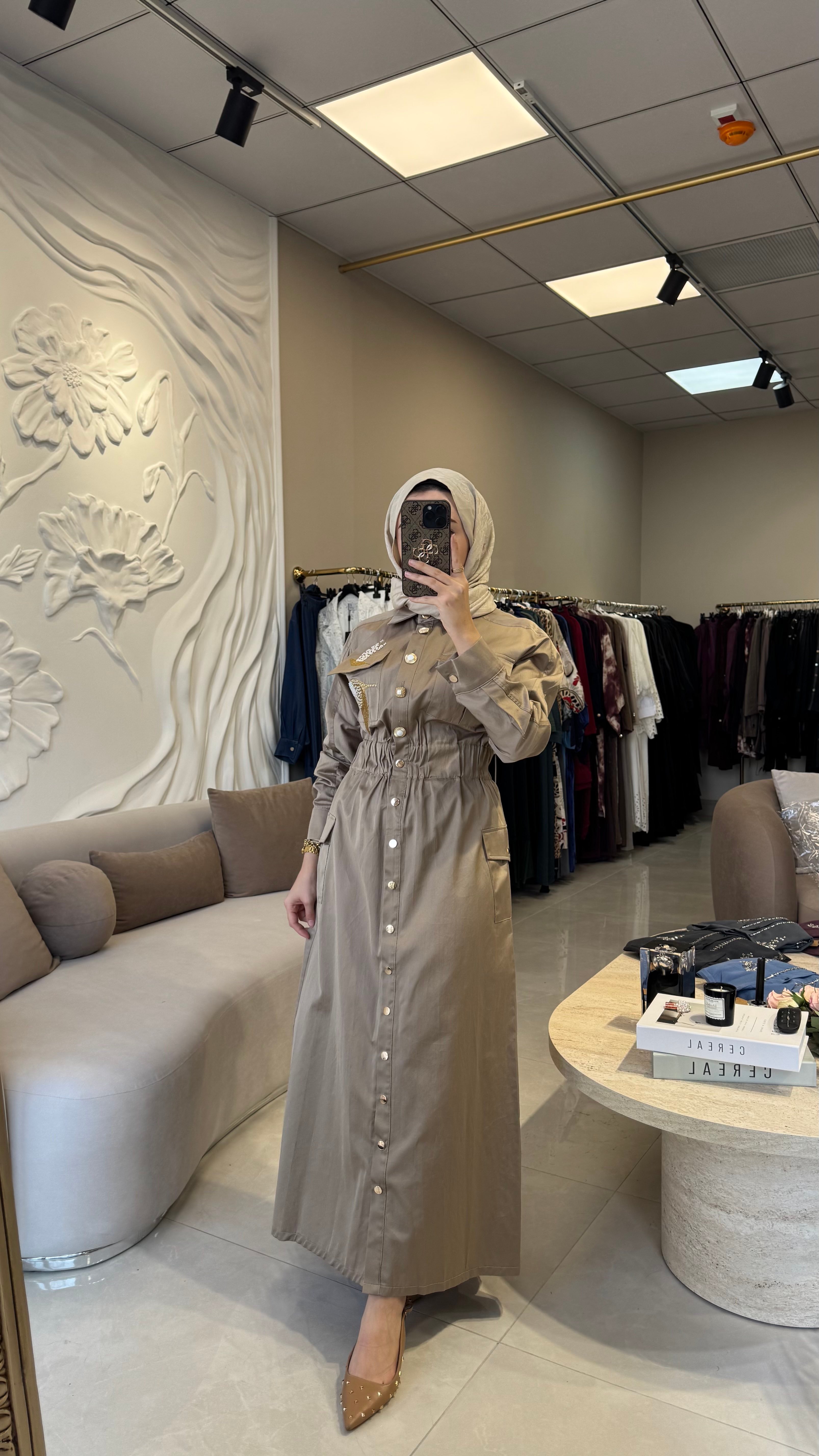 Missemramiss kuş detaylı elbise