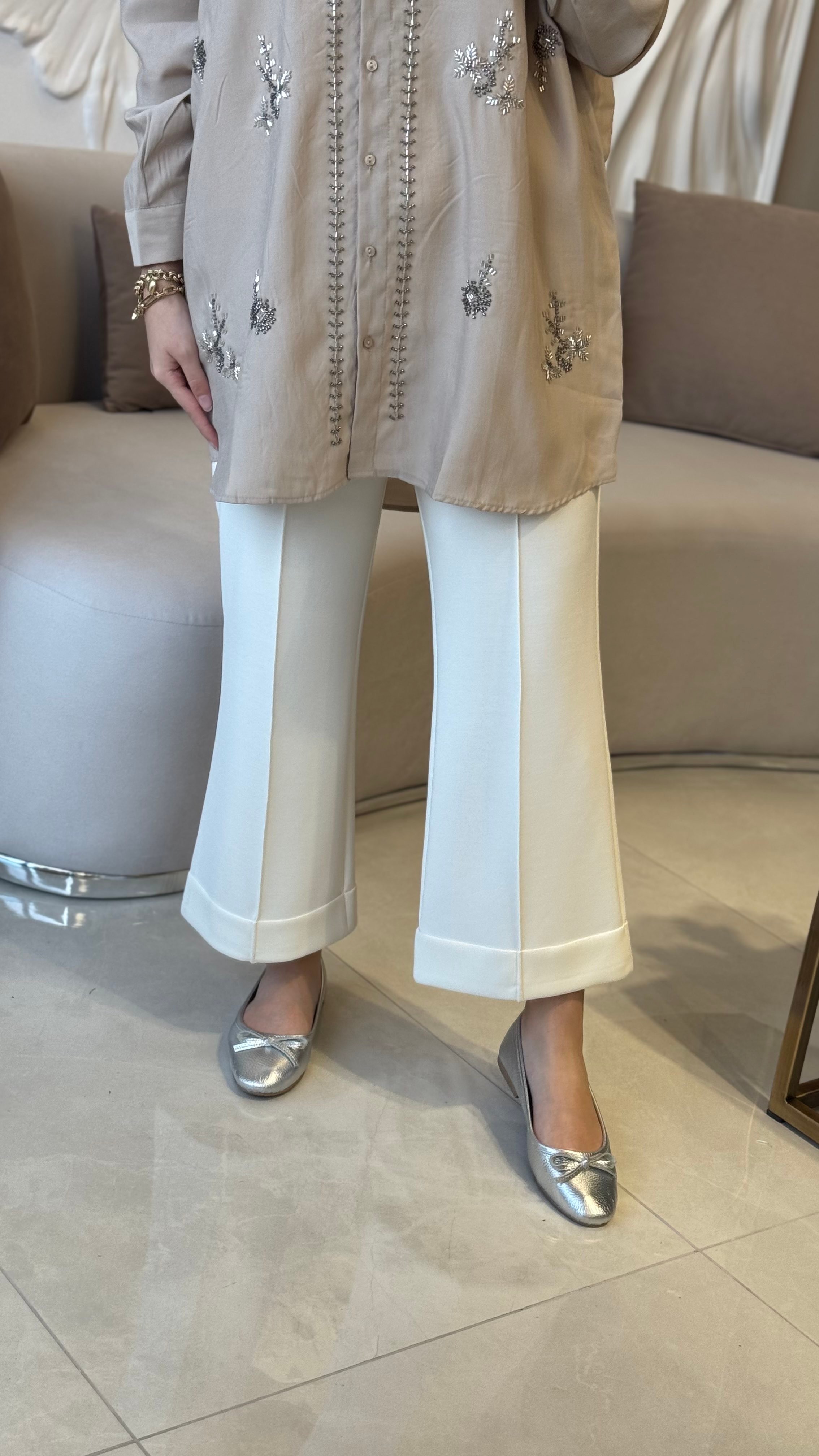 Sentez Modal Double Paça Pantolon