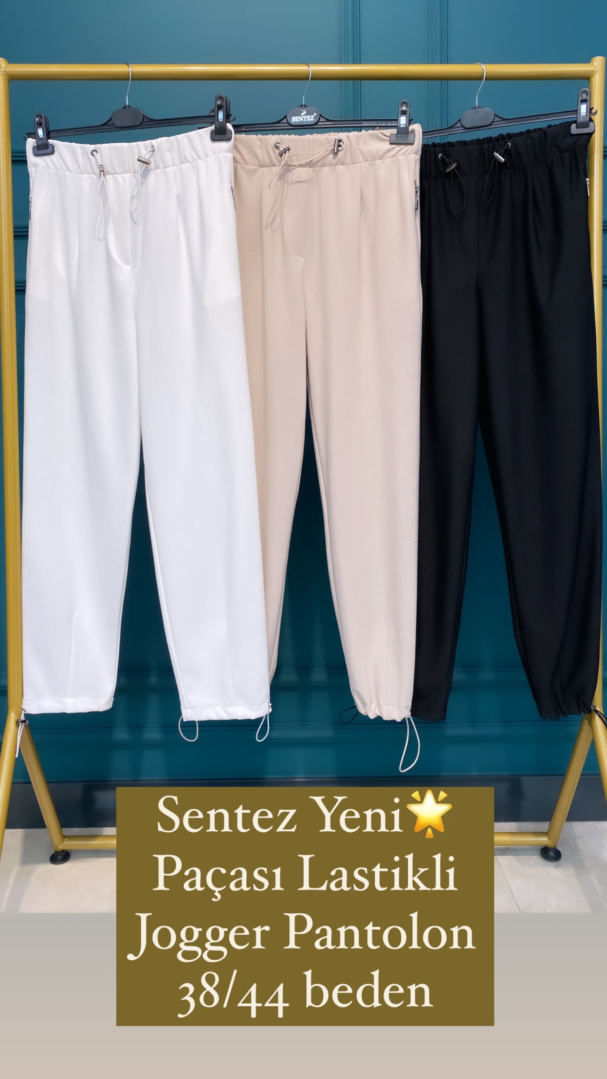 Sentez Jogger Pantolon Efsane Kumaşıyla!