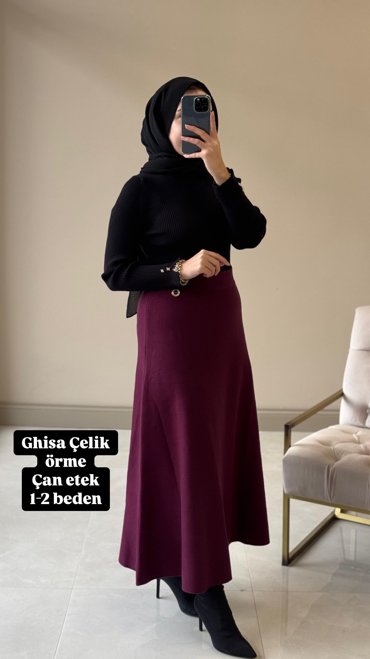 Ghisa triko etek