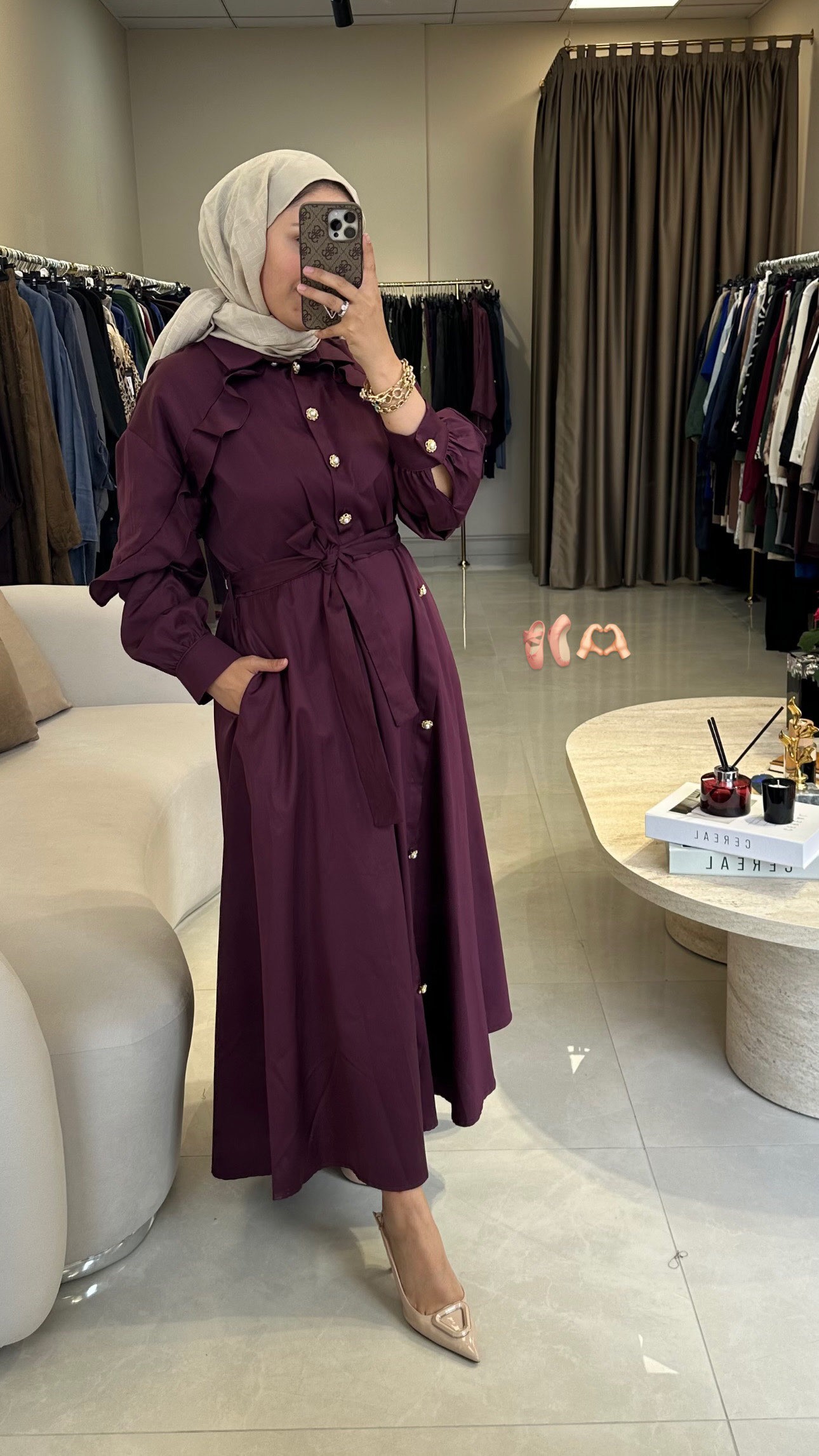 Ghisa poplin elbise
