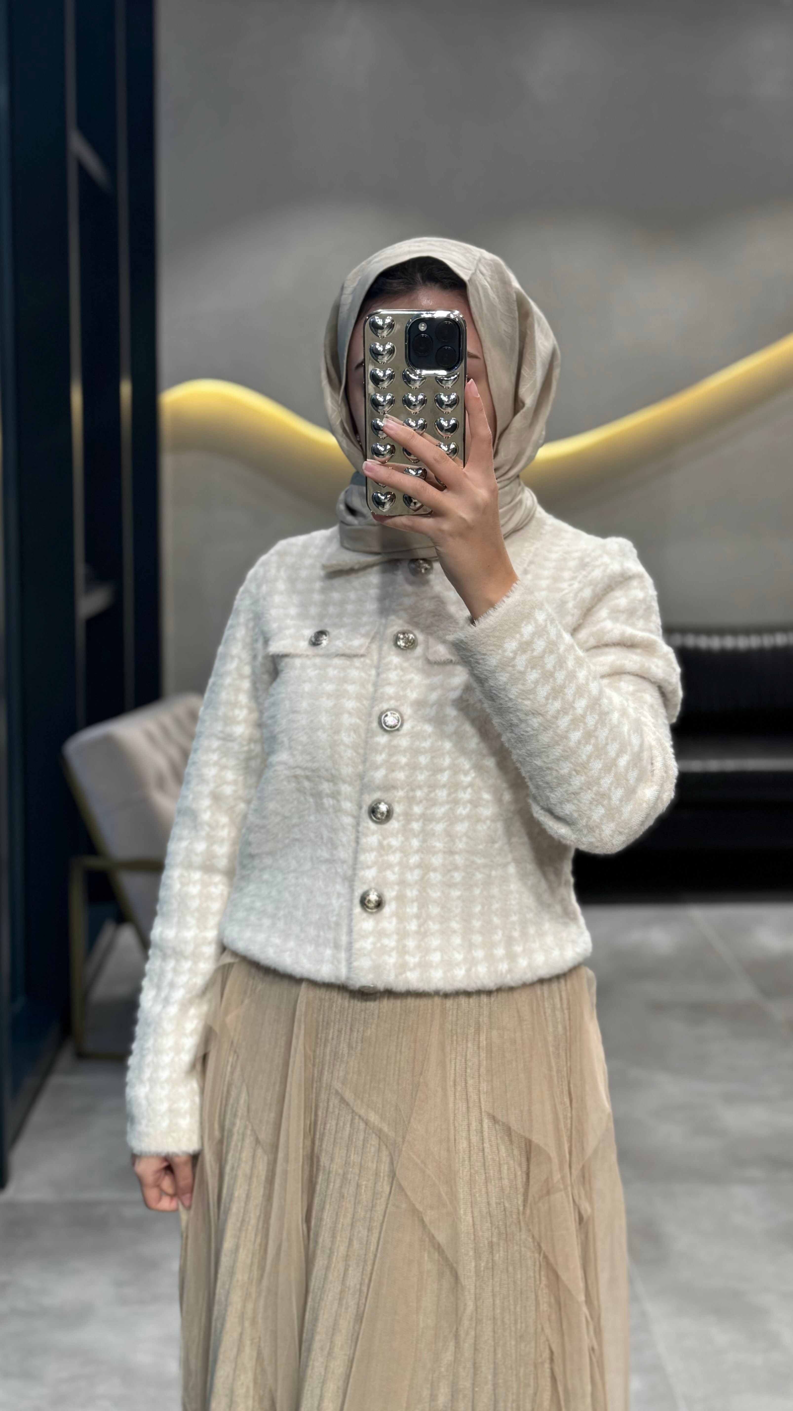 Nuss Angora Kazayağı Hırka