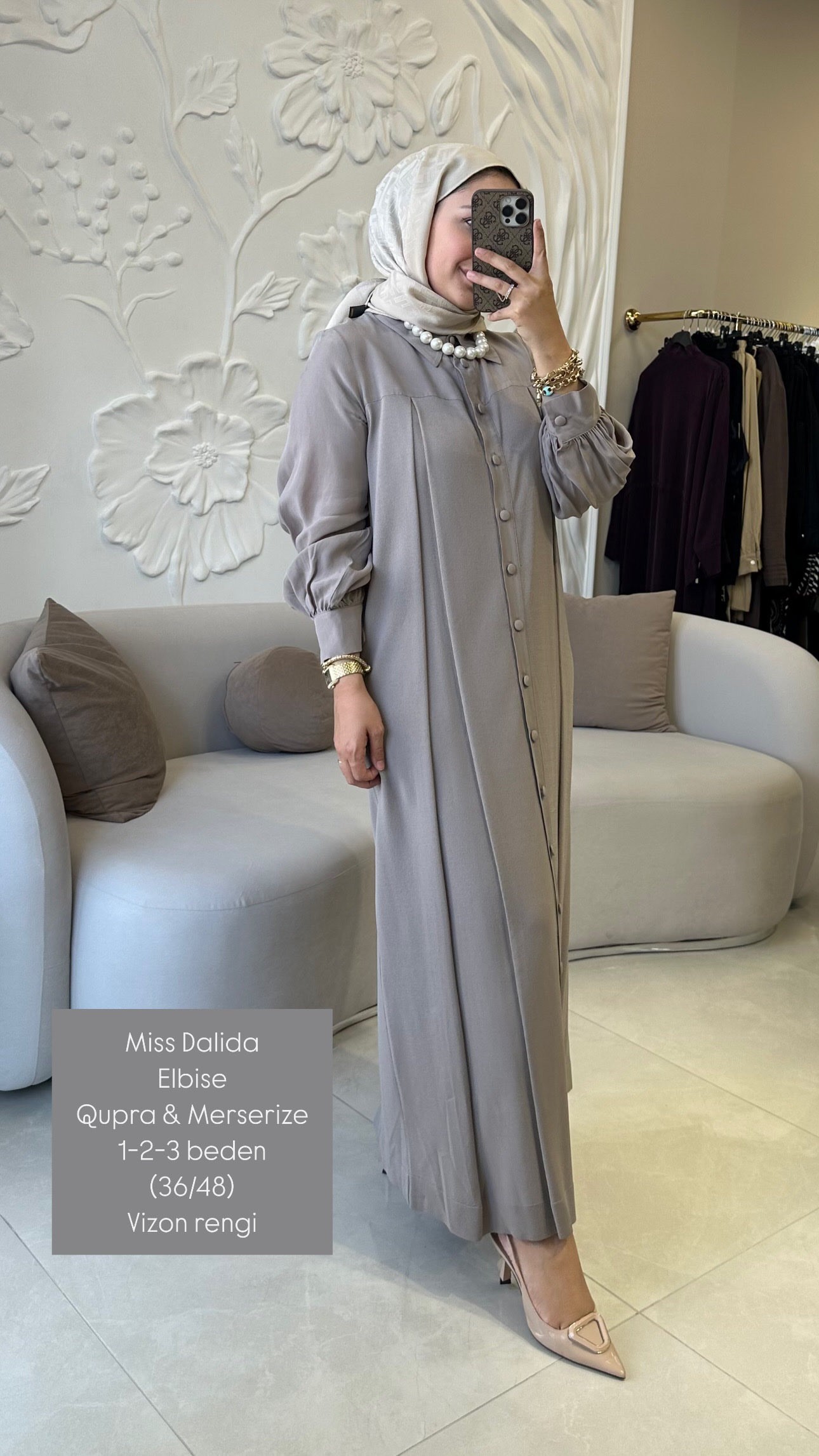 Miss dalida qupra merserize elbise