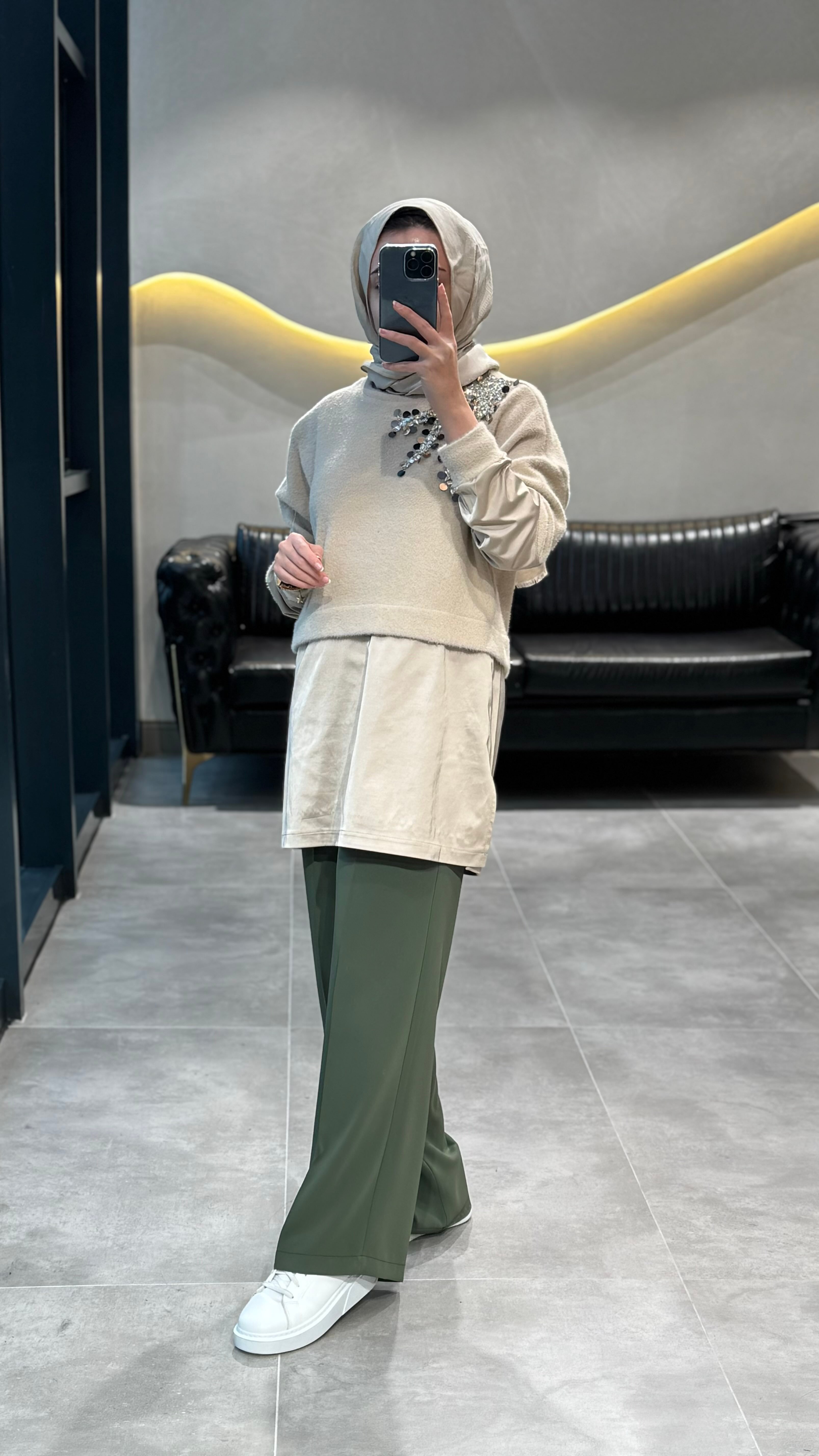 Missemramiss Saten Detaylı Tunik